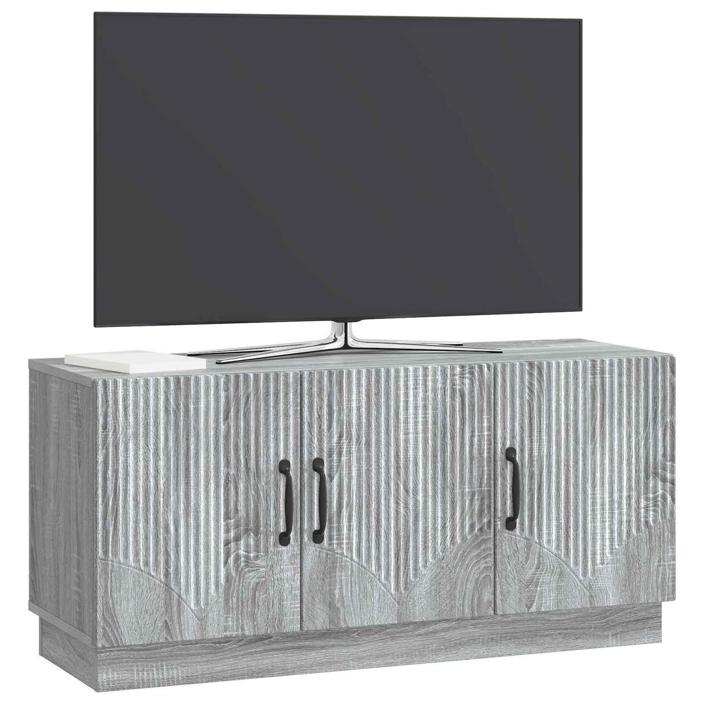 vidaXL Ντουλάπι TV Γκρι Sonoma 99 x 34,5 x 47 εκ Επεξεργασμένο Ξύλο