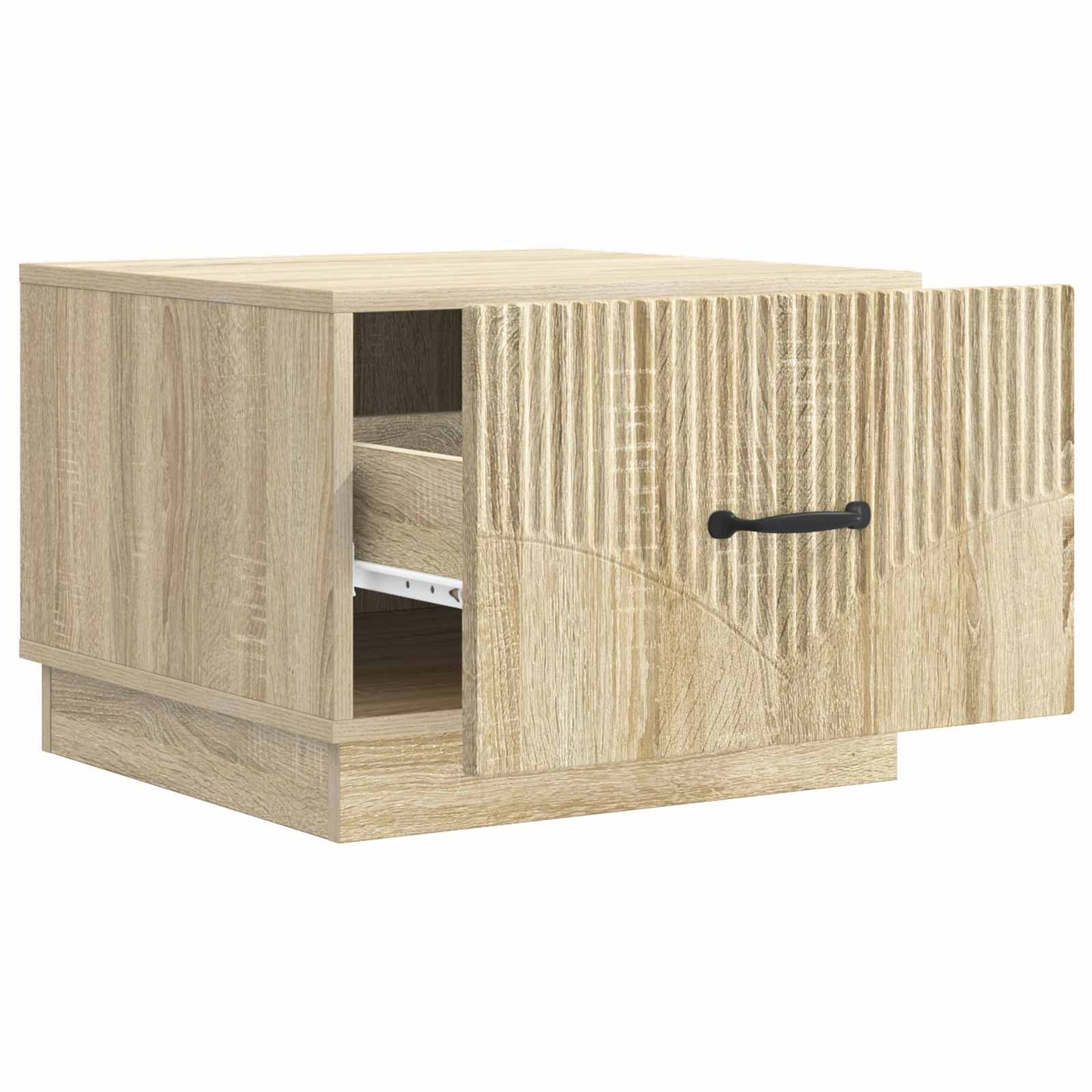 vidaXL Τραπεζάκι σαλονιού με συρτάρι Sonoma Δρυς 49 x 50 x 37 εκ.
