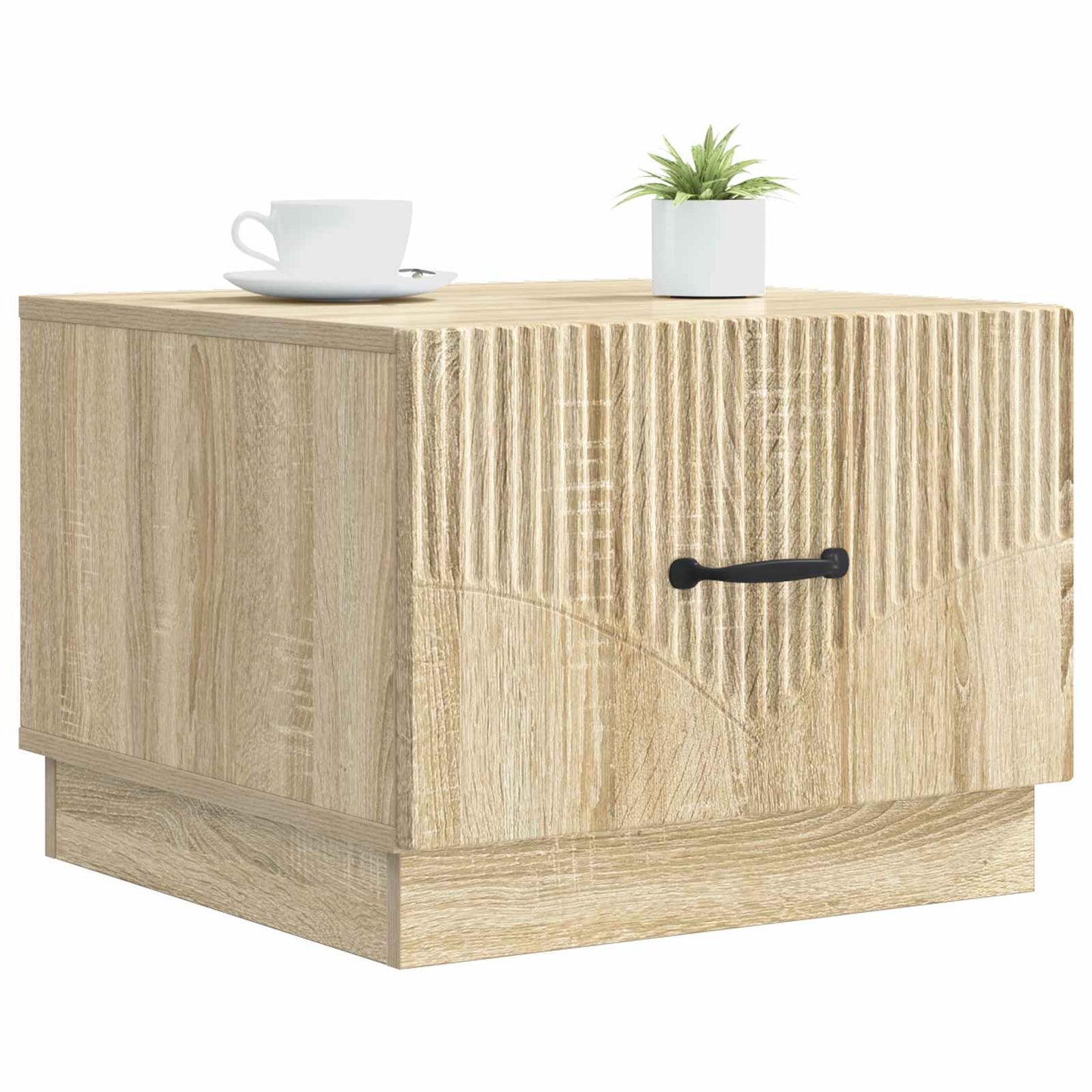 vidaXL Τραπεζάκι σαλονιού με συρτάρι Sonoma Δρυς 49 x 50 x 37 εκ.