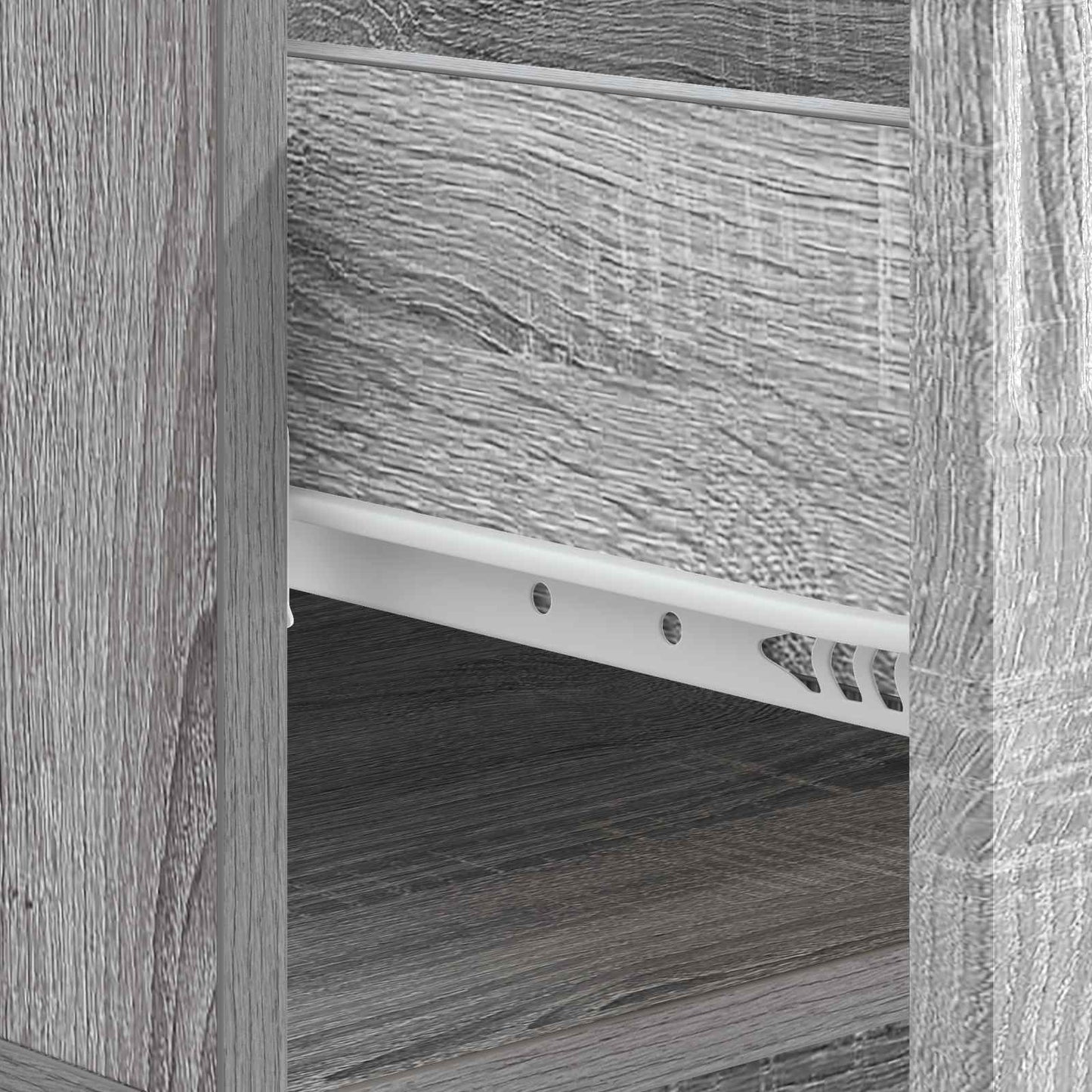 vidaXL Τραπεζάκι σαλονιού με συρτάρι Γκρι Sonoma 49 x 50 x 37 εκ.