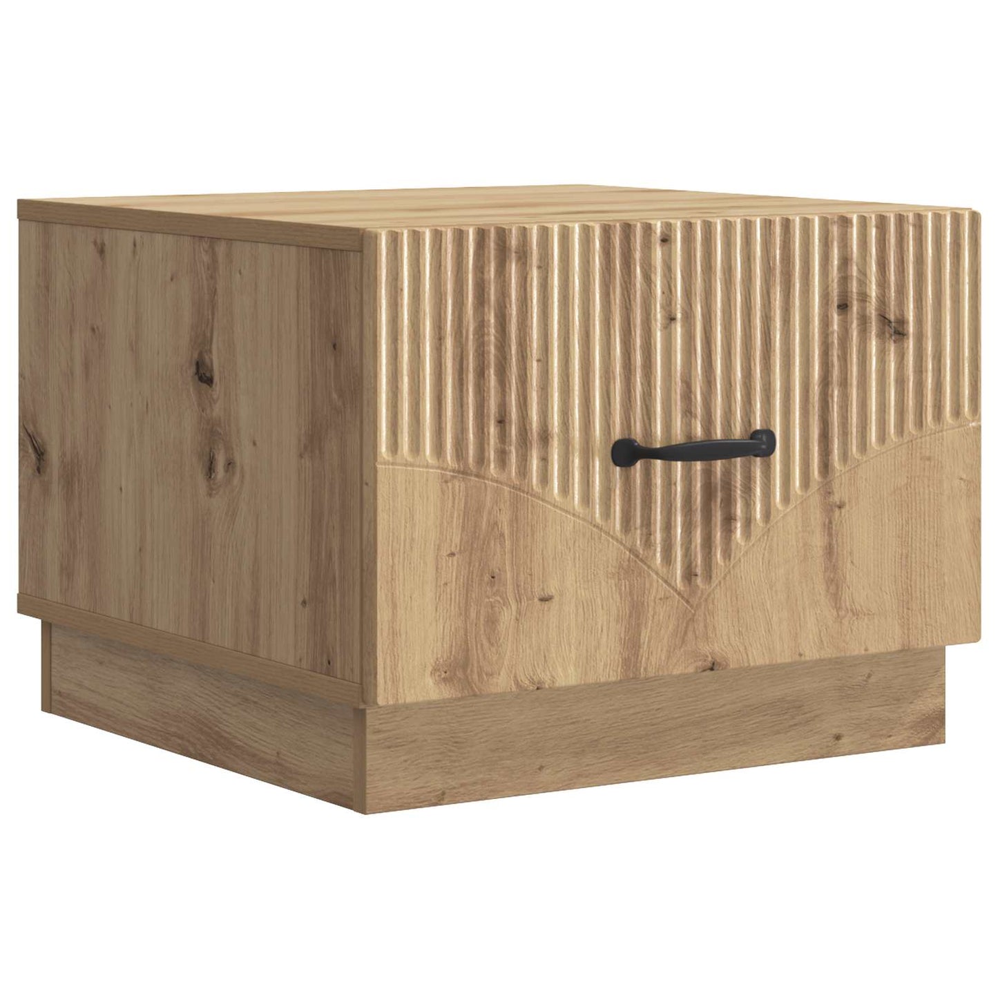 vidaXL Τραπεζάκι σαλονιού με συρτάρι Artisan Δρυς 49 x 50 x 37 εκ.