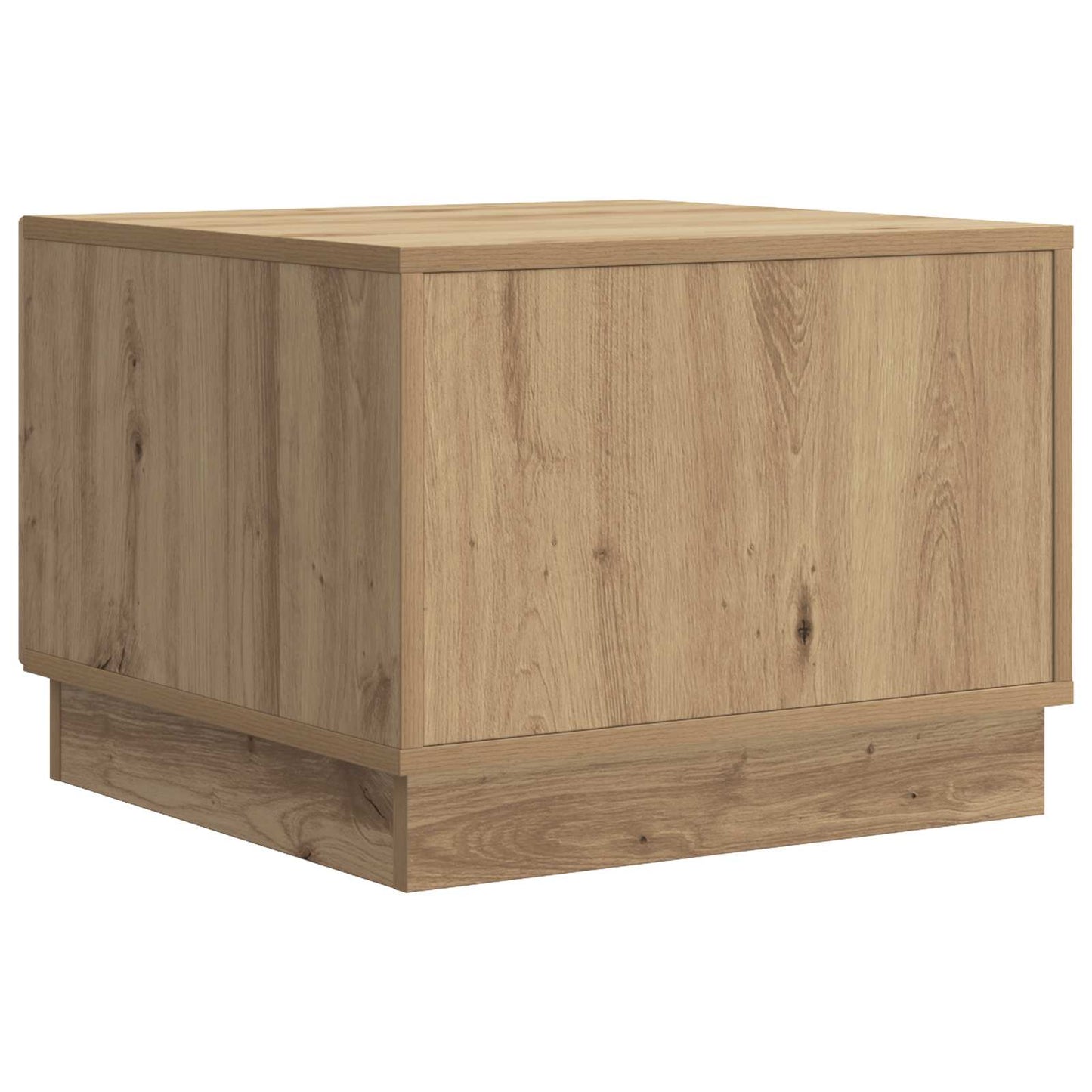 vidaXL Τραπεζάκι σαλονιού με συρτάρι Artisan Δρυς 49 x 50 x 37 εκ.