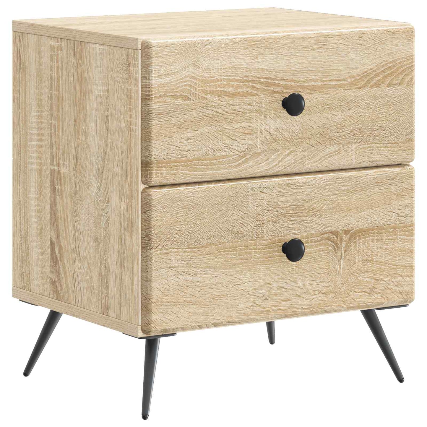 vidaXL Κομοδίνο Sonoma Δρυς 43 x 34,5 x 47,5 εκ Επεξεργασμένο Ξύλο