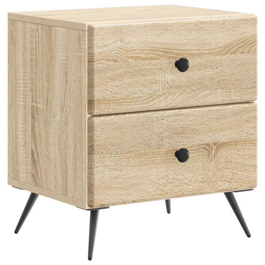 vidaXL Κομοδίνο Sonoma Δρυς 43 x 34,5 x 47,5 εκ Επεξεργασμένο Ξύλο