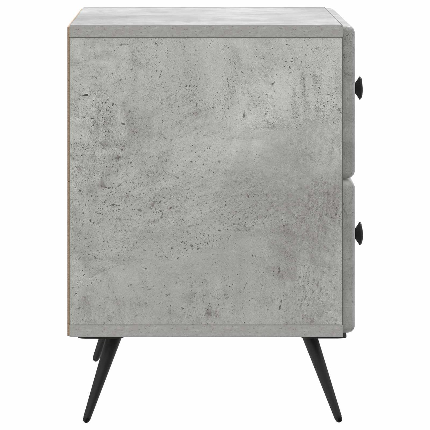 vidaXL Κομοδίνο με συρτάρι Γκρι Σκυροδέματος 43 x 34,5 x 47,5 εκ
