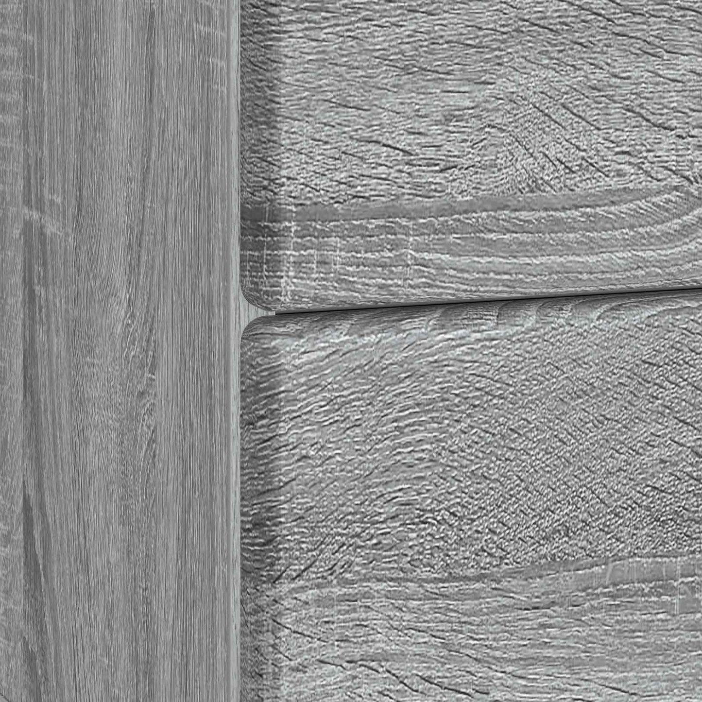 vidaXL Κομοδίνο 2 τμχ. Γκρι Sonoma 43 x 34,5 x 47,5 εκ