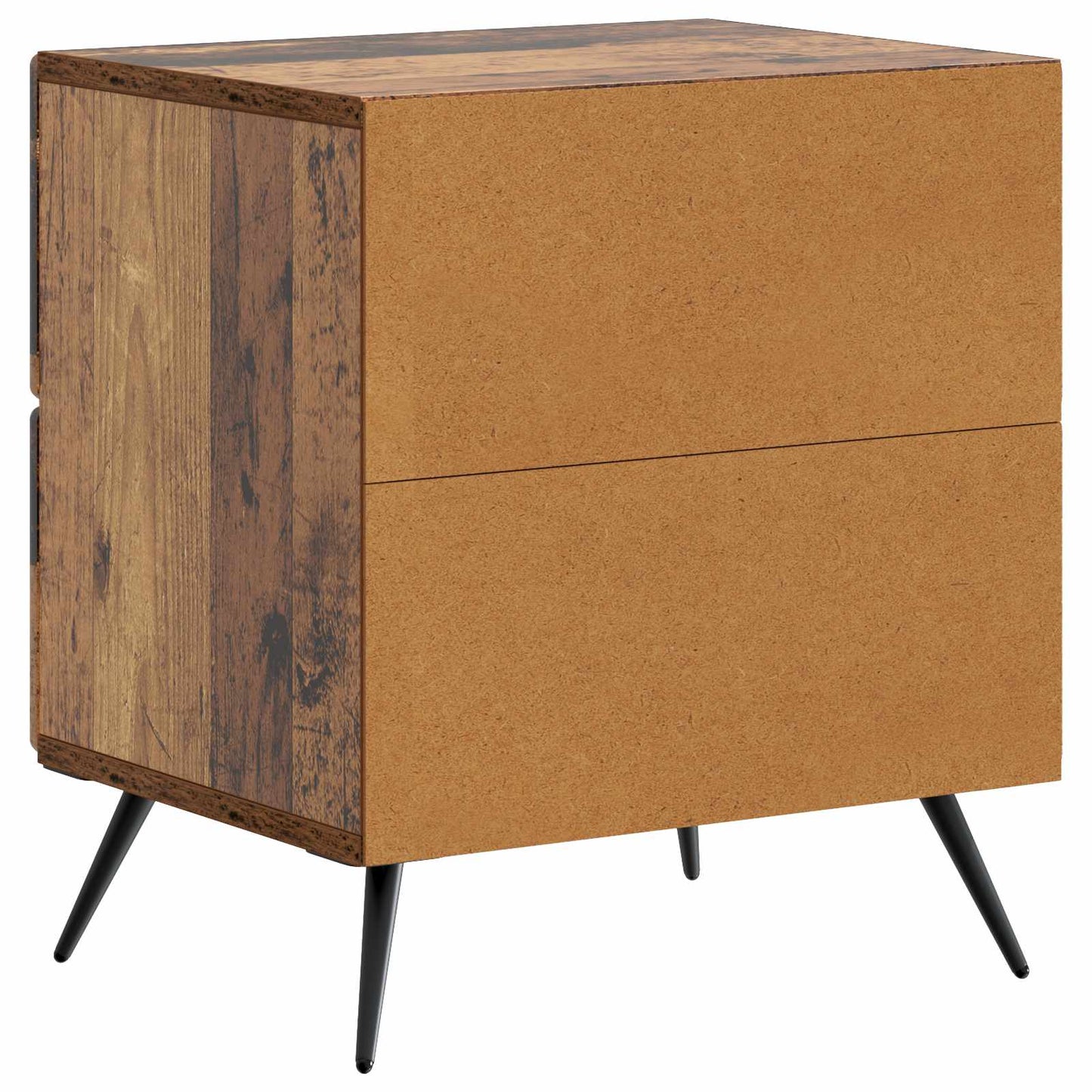 vidaXL Κομοδίνο Παλαιωμένο ξύλο 43 x 34,5 x 47,5 εκ Επεξεργασμένο Ξύλο