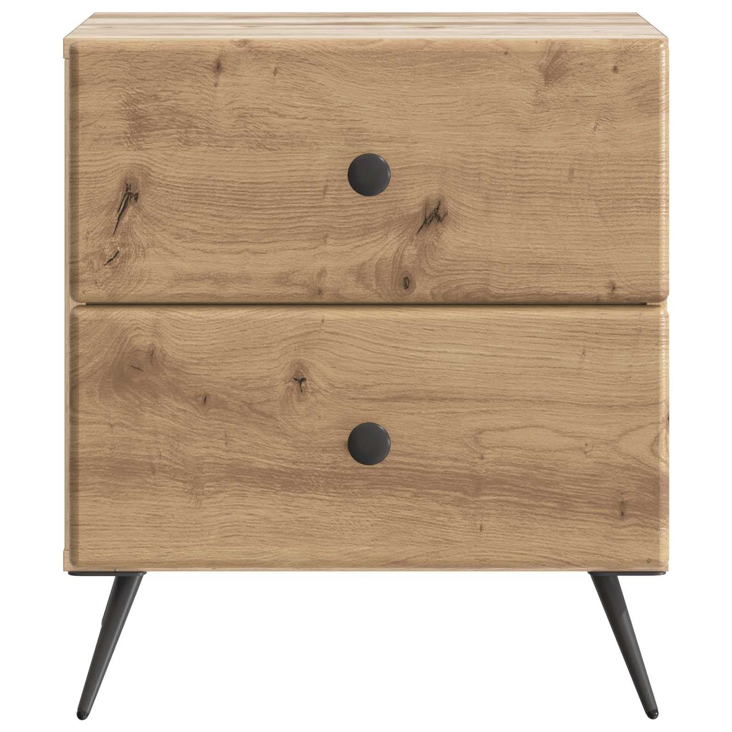 vidaXL Κομοδίνο Artisan Δρυς 43 x 34,5 x 47,5 εκ Επεξεργασμένο Ξύλο