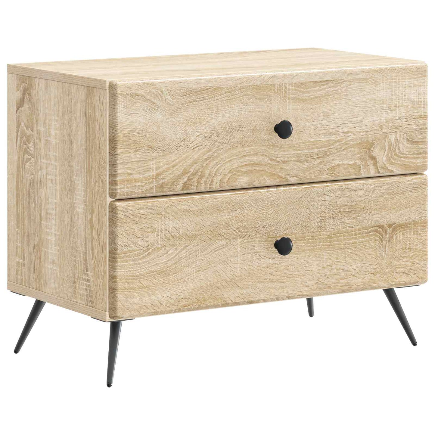 vidaXL Κομοδίνο Sonoma Δρυς 62 x 34,5 x 47,5 εκ Επεξεργασμένο Ξύλο