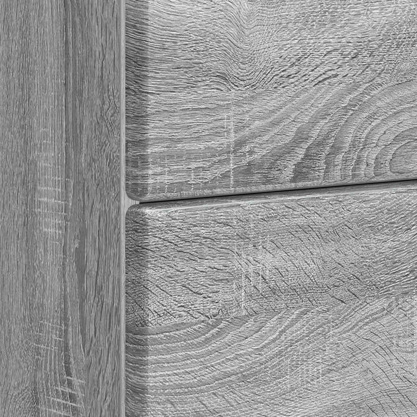 vidaXL Κομοδίνο Γκρι Sonoma 62 x 34,5 x 47,5 εκ Επεξεργασμένο Ξύλο