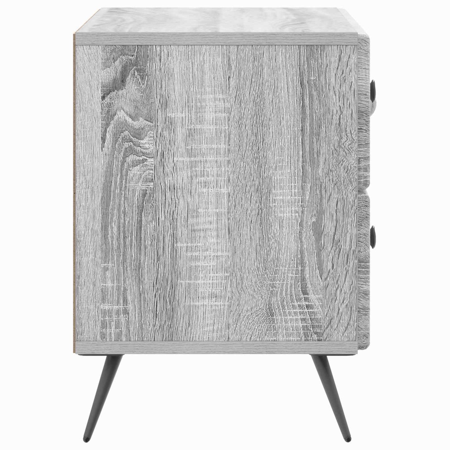 vidaXL Κομοδίνο Γκρι Sonoma 62 x 34,5 x 47,5 εκ Επεξεργασμένο Ξύλο