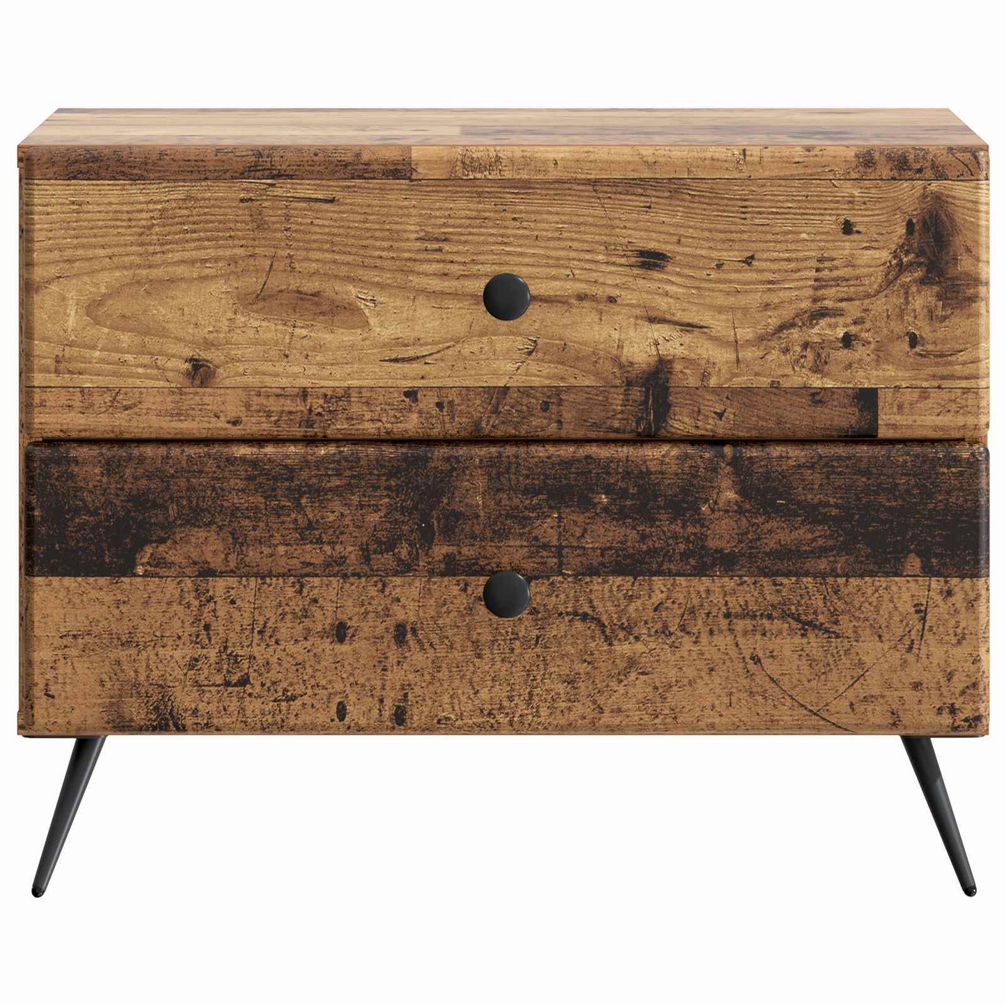 vidaXL Κομοδίνο Παλαιωμένο ξύλο 62 x 34,5 x 47,5 εκ Επεξεργασμένο Ξύλο