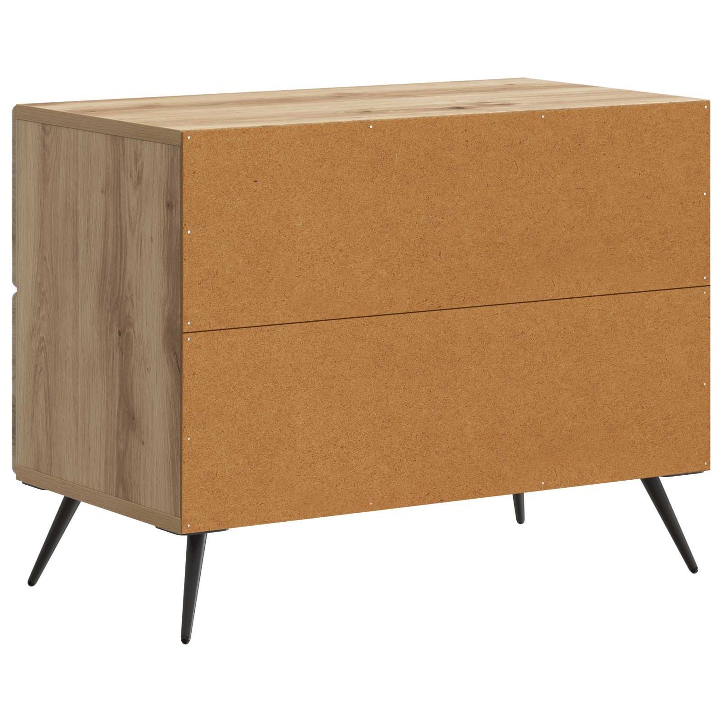 vidaXL Κομοδίνο Artisan Δρυς 62 x 34,5 x 47,5 εκ Επεξεργασμένο Ξύλο