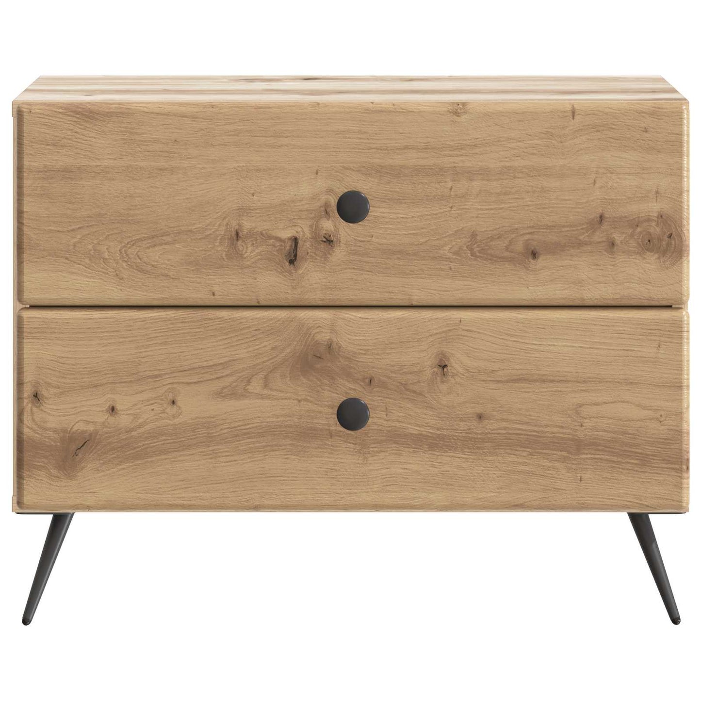 vidaXL Κομοδίνο Artisan Δρυς 62 x 34,5 x 47,5 εκ Επεξεργασμένο Ξύλο