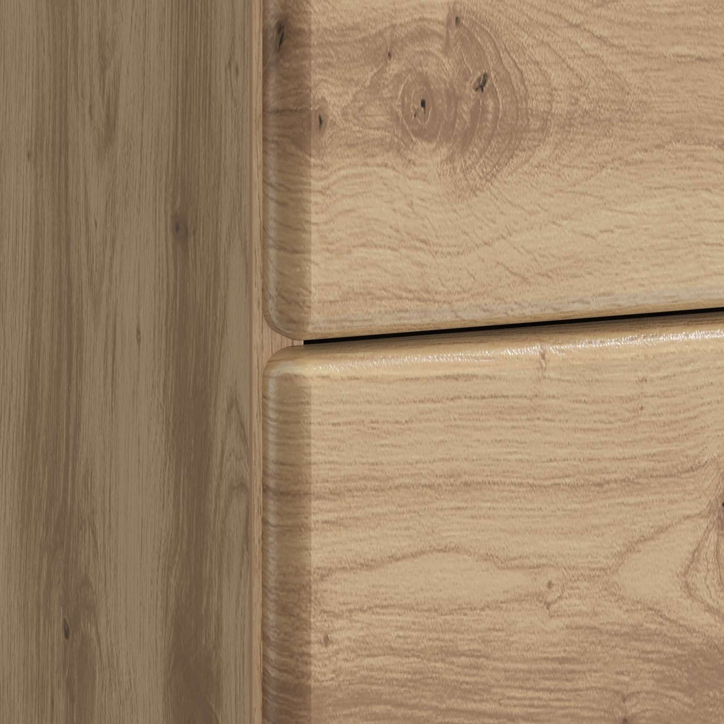 vidaXL Κομοδίνο Artisan Δρυς 43 x 41 x 66,5 εκ. Επεξεργασμένο Ξύλο
