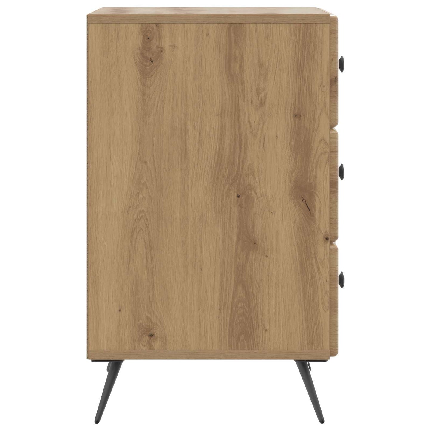 vidaXL Κομοδίνο Artisan Δρυς 43 x 41 x 66,5 εκ. Επεξεργασμένο Ξύλο