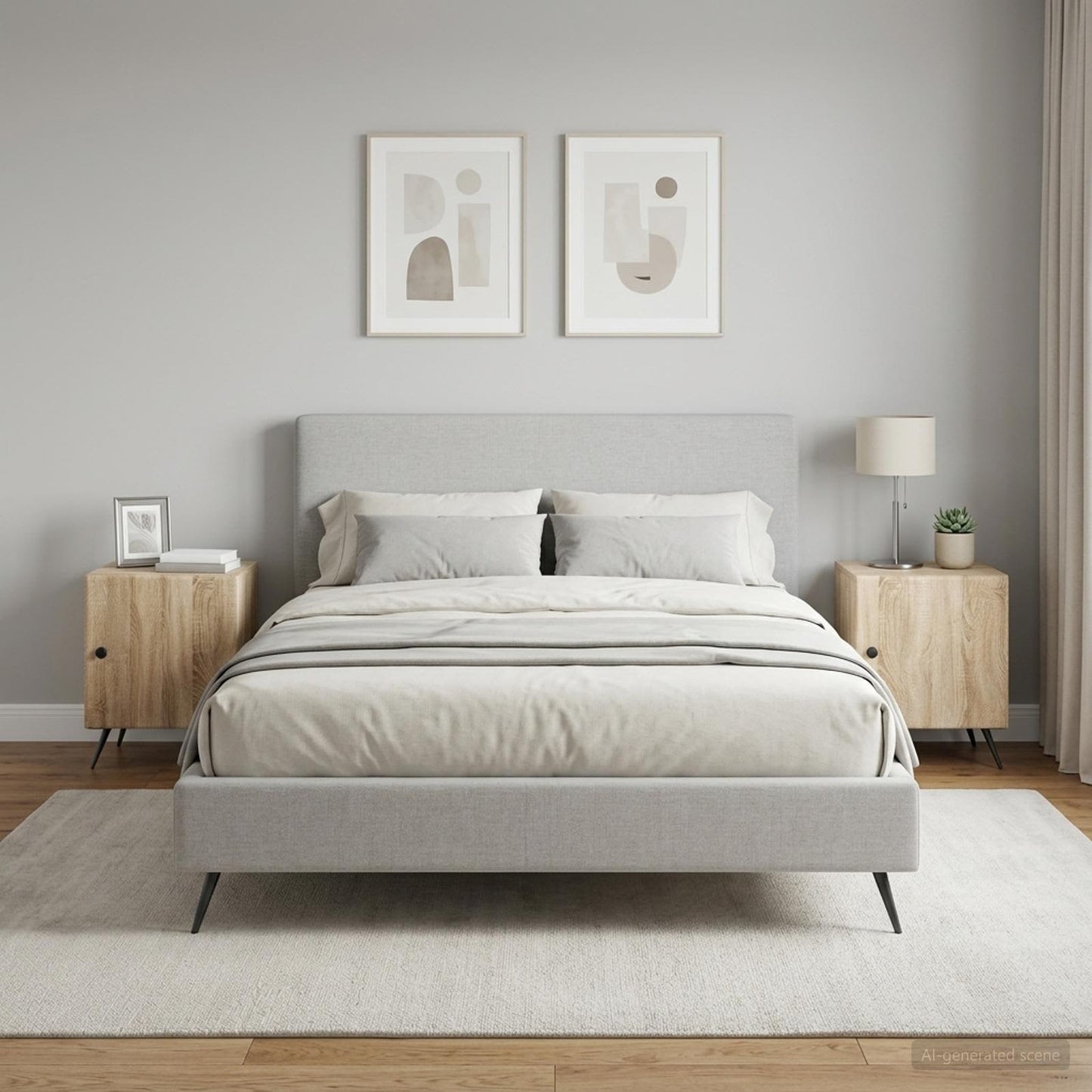 vidaXL Κομοδίνο 2 τμχ. Sonoma Δρυς 43 x 34,5 x 50 εκ