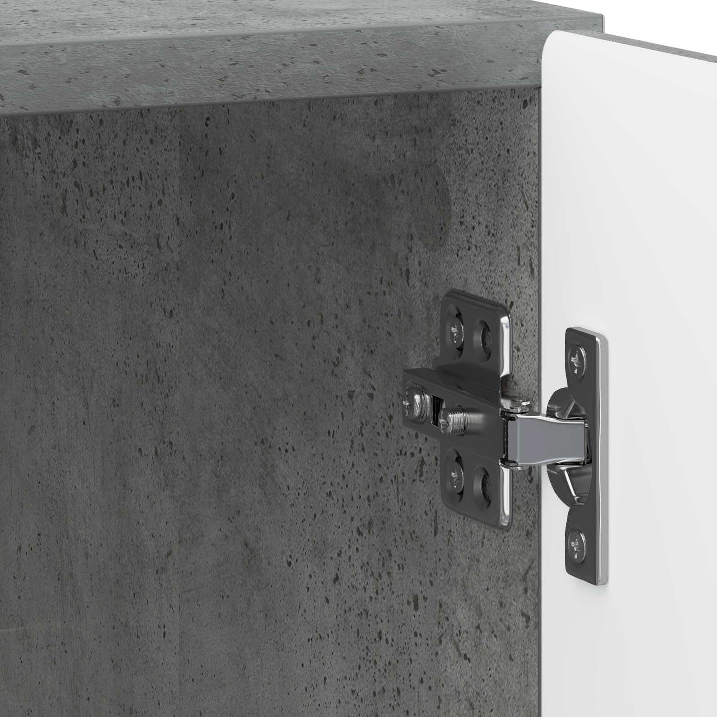 vidaXL Κομοδίνο Γκρι Σκυροδέματος 43 x 34,5 x 50 εκ Επεξεργασμένο Ξύλο