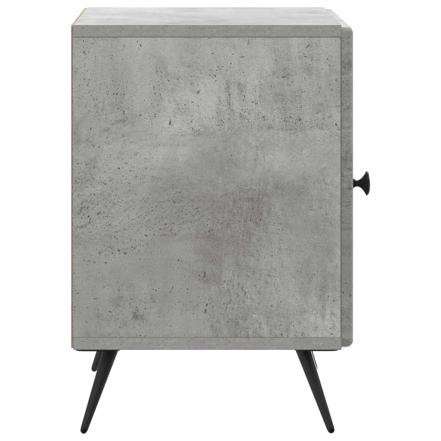 vidaXL Κομοδίνο Γκρι Σκυροδέματος 43 x 34,5 x 50 εκ Επεξεργασμένο Ξύλο