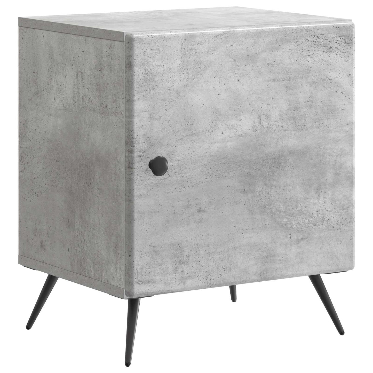 vidaXL Κομοδίνο 2 τμχ. Γκρι Σκυροδέματος 43 x 34,5 x 50 εκ