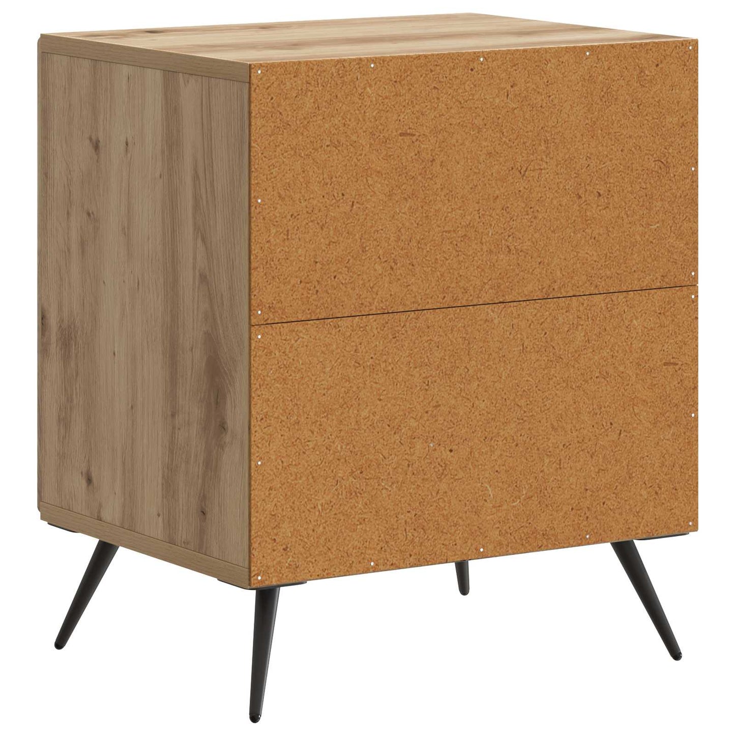 vidaXL Κομοδίνο Artisan Δρυς 43 x 34,5 x 50 εκ Επεξεργασμένο Ξύλο