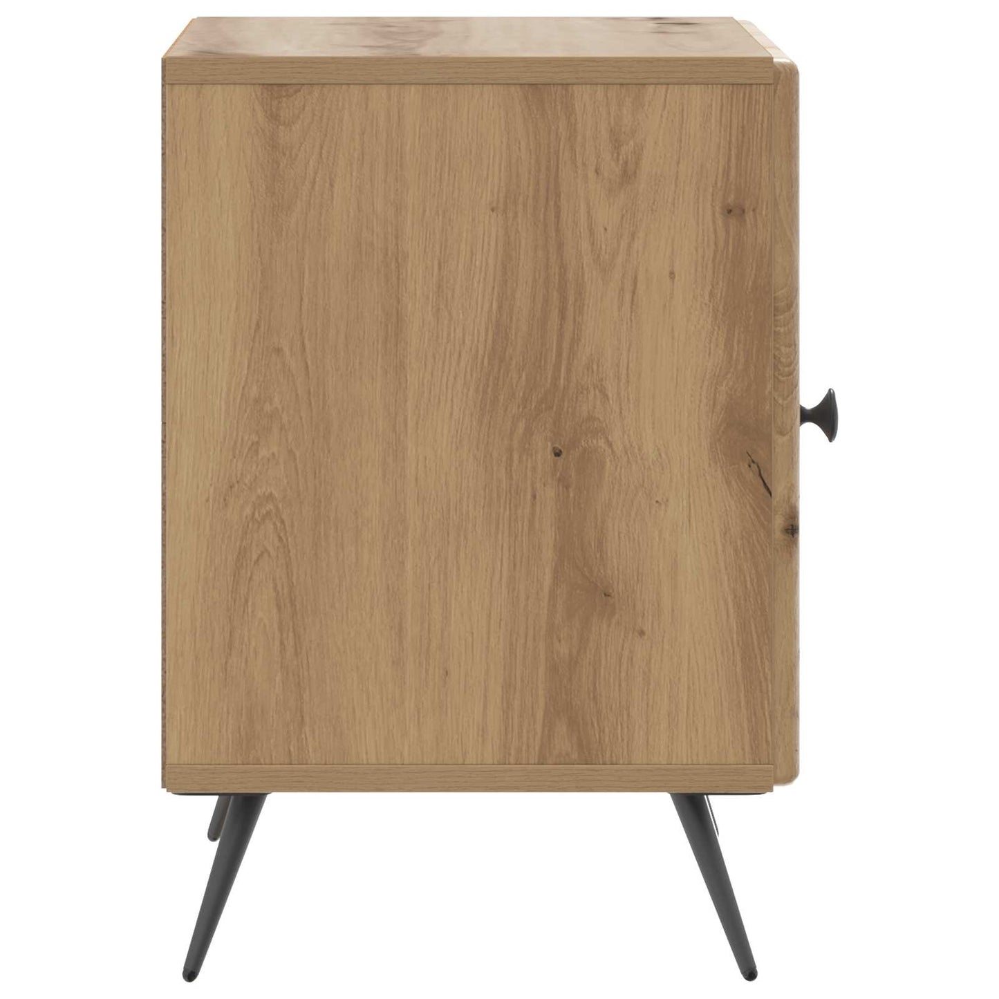 vidaXL Κομοδίνο Artisan Δρυς 43 x 34,5 x 50 εκ Επεξεργασμένο Ξύλο