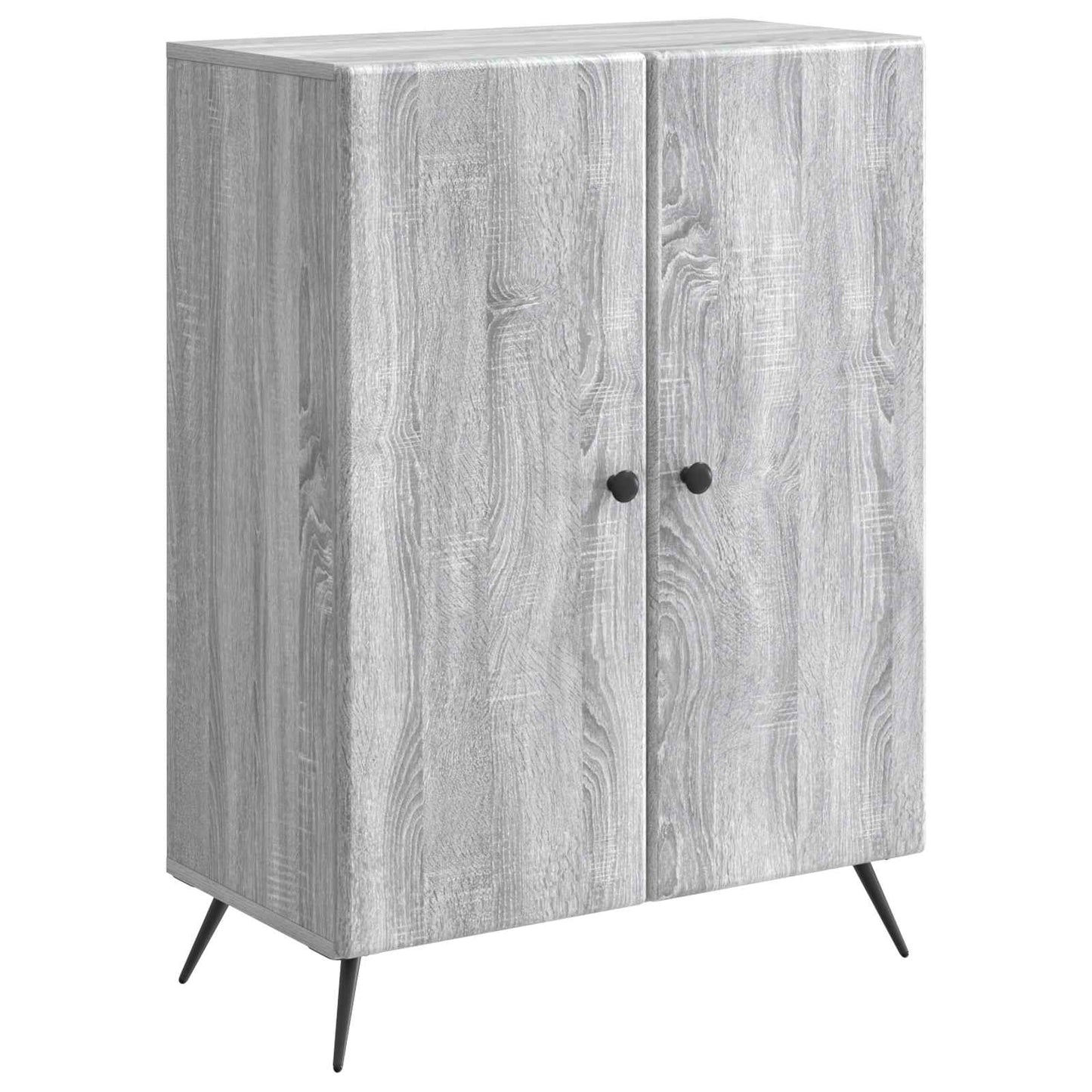 vidaXL Πλαϊνό γραφείο Γκρι Sonoma 66 x 34,5 x 90 εκ Επεξεργασμένο Ξύλο