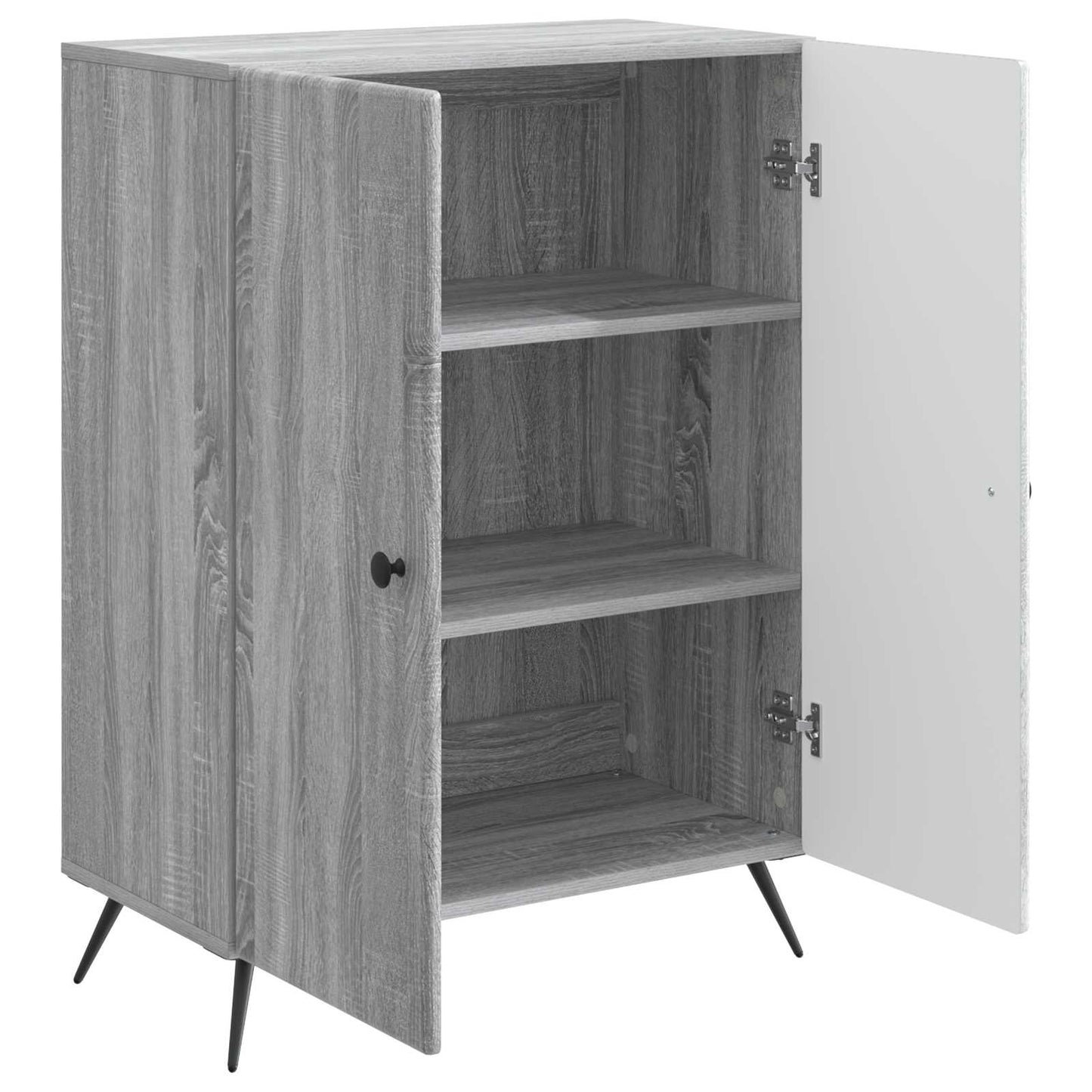 vidaXL Πλαϊνό γραφείο Γκρι Sonoma 66 x 34,5 x 90 εκ Επεξεργασμένο Ξύλο