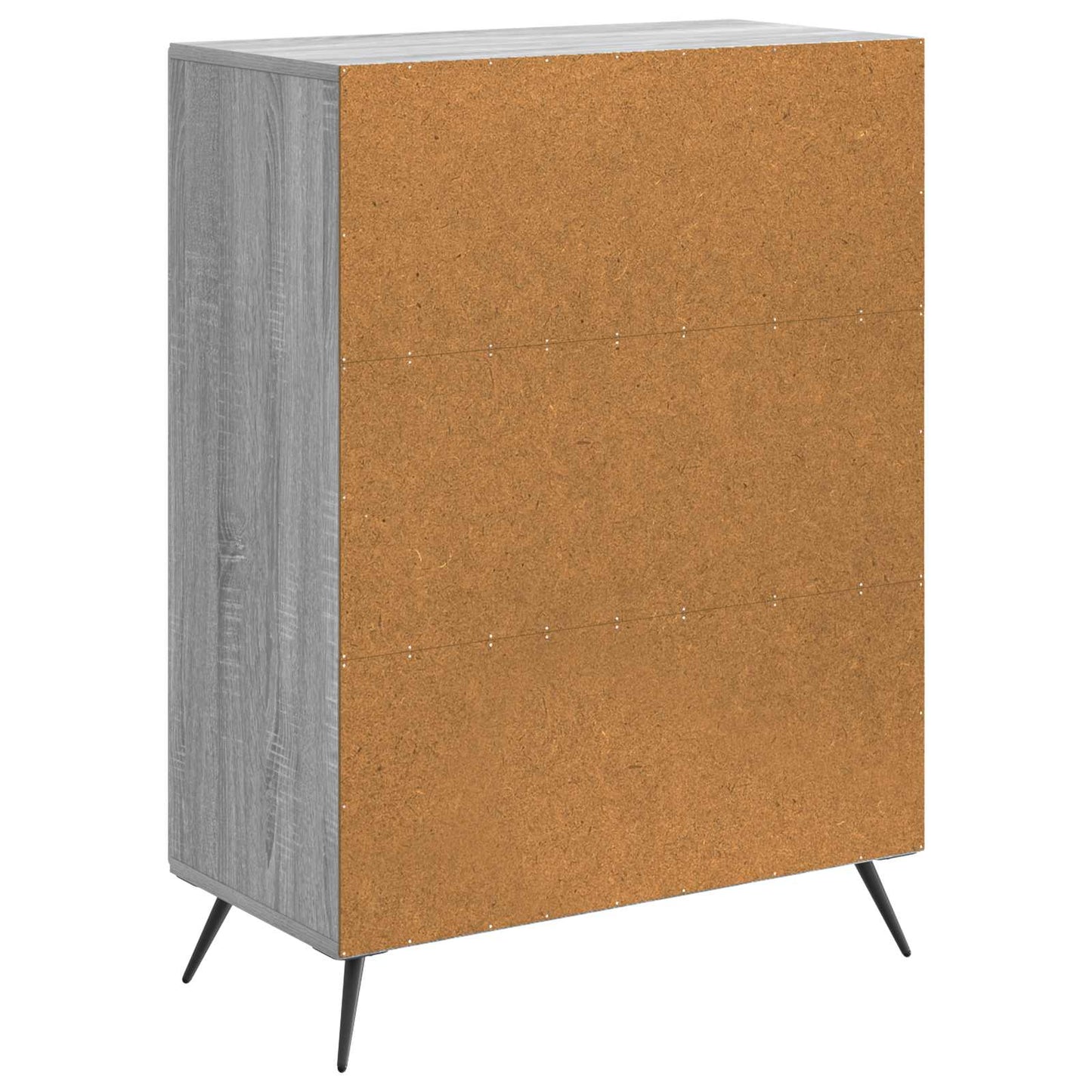 vidaXL Πλαϊνό γραφείο Γκρι Sonoma 66 x 34,5 x 90 εκ Επεξεργασμένο Ξύλο