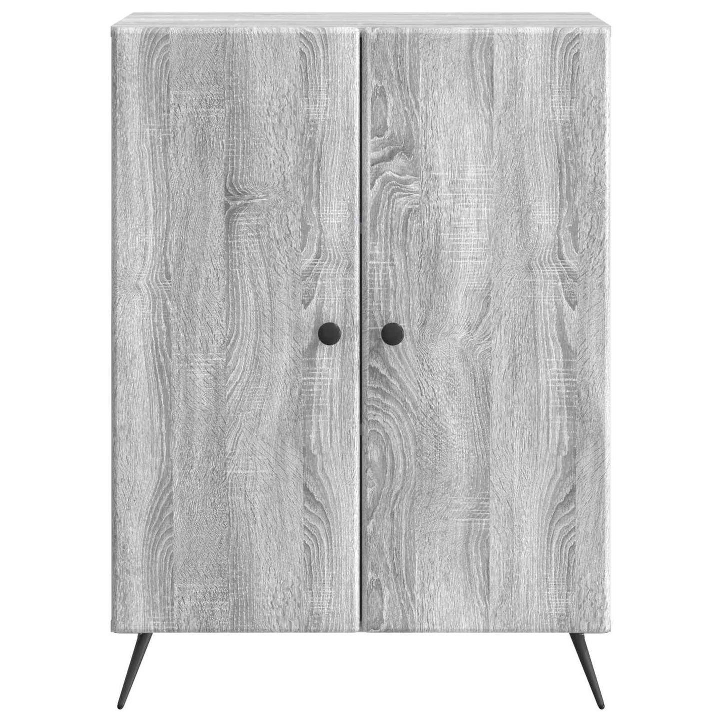 vidaXL Πλαϊνό γραφείο Γκρι Sonoma 66 x 34,5 x 90 εκ Επεξεργασμένο Ξύλο