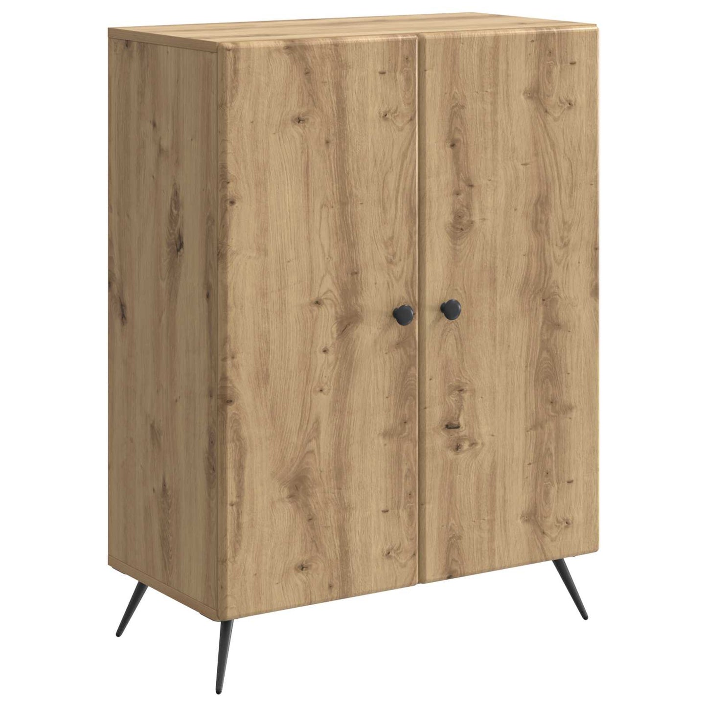 vidaXL Πλαϊνό γραφείο Artisan Δρυς 66 x 34,5 x 90 εκ
