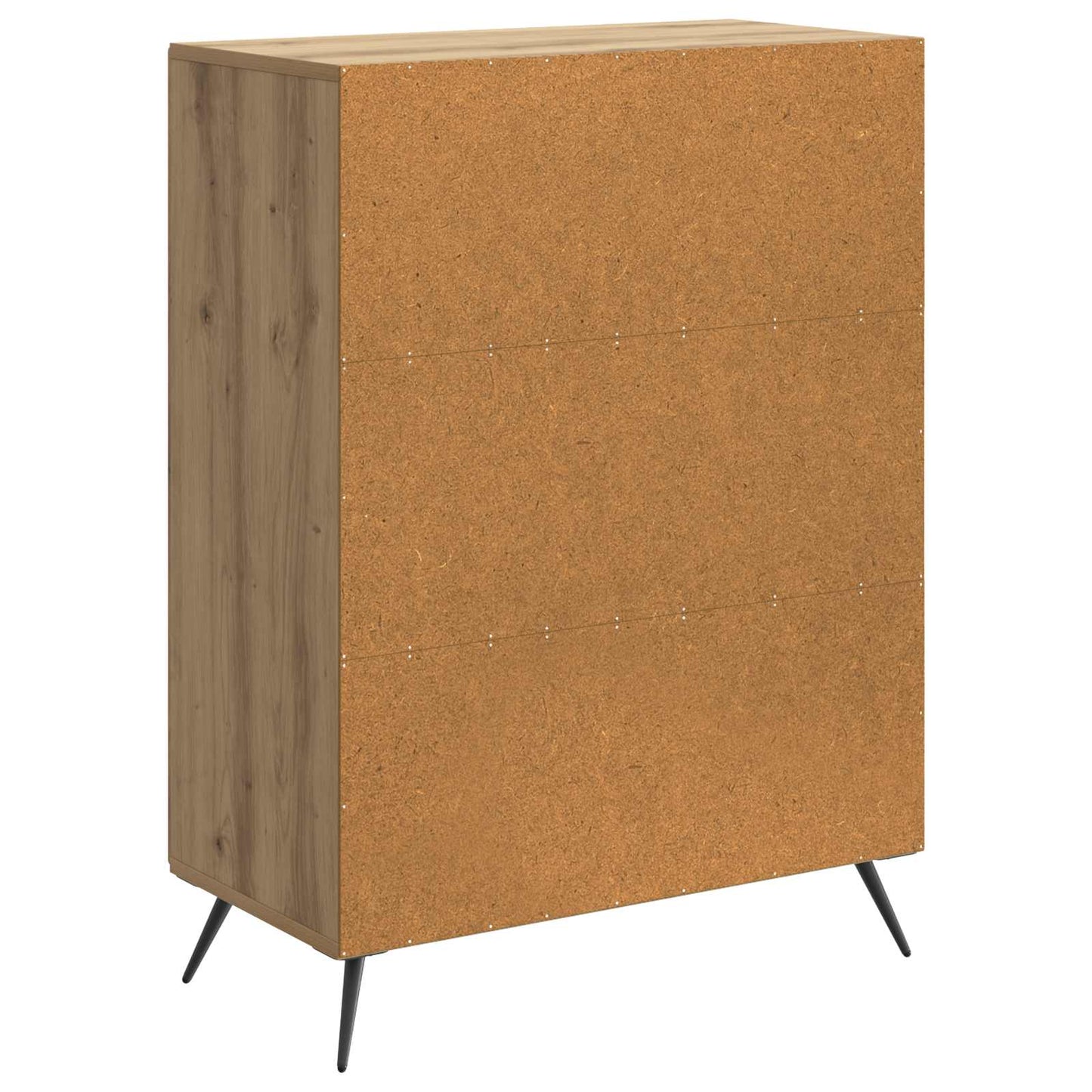 vidaXL Πλαϊνό γραφείο Artisan Δρυς 66 x 34,5 x 90 εκ