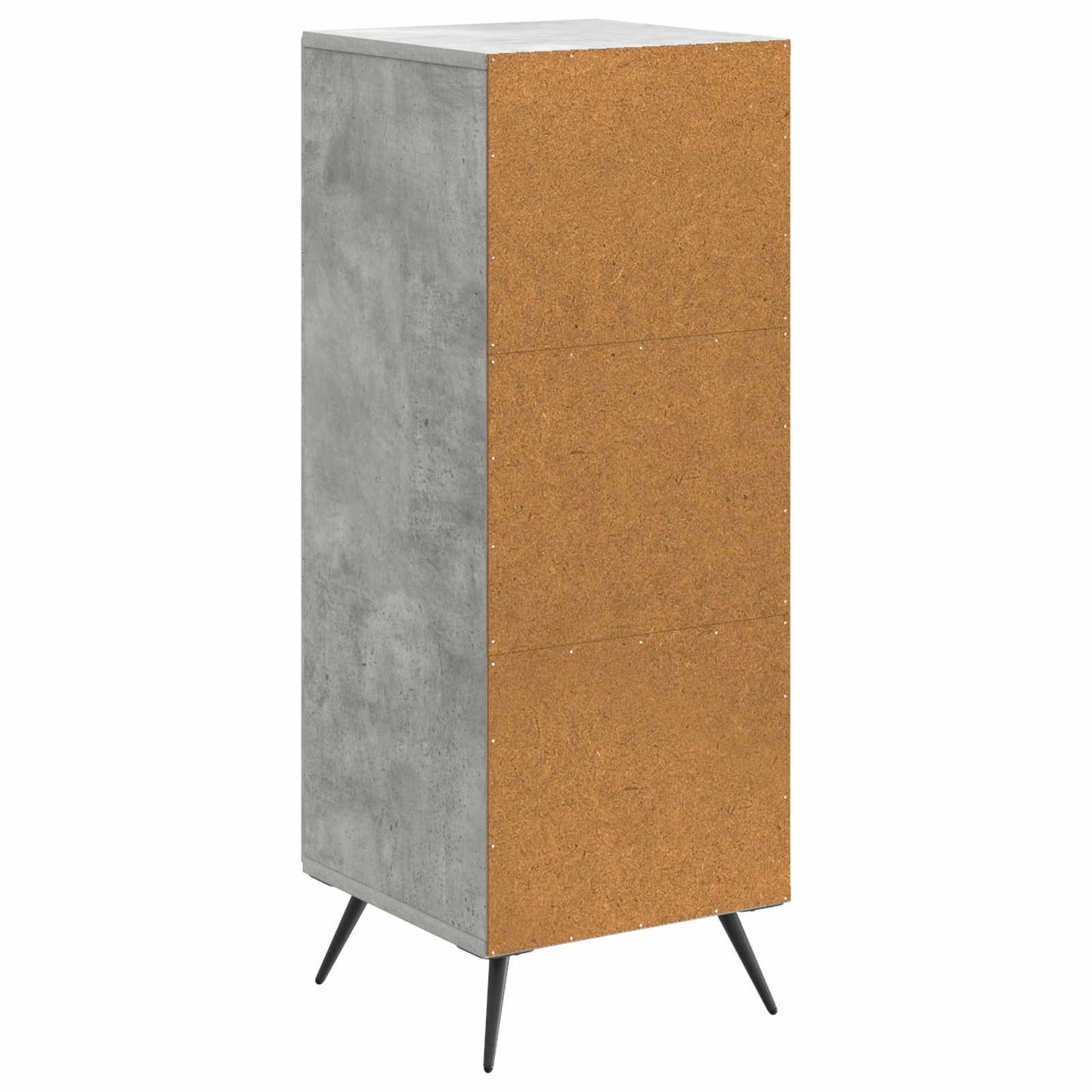 vidaXL Πλαϊνό γραφείο Γκρι Σκυροδέματος 33 x 34,5 x 90 εκ
