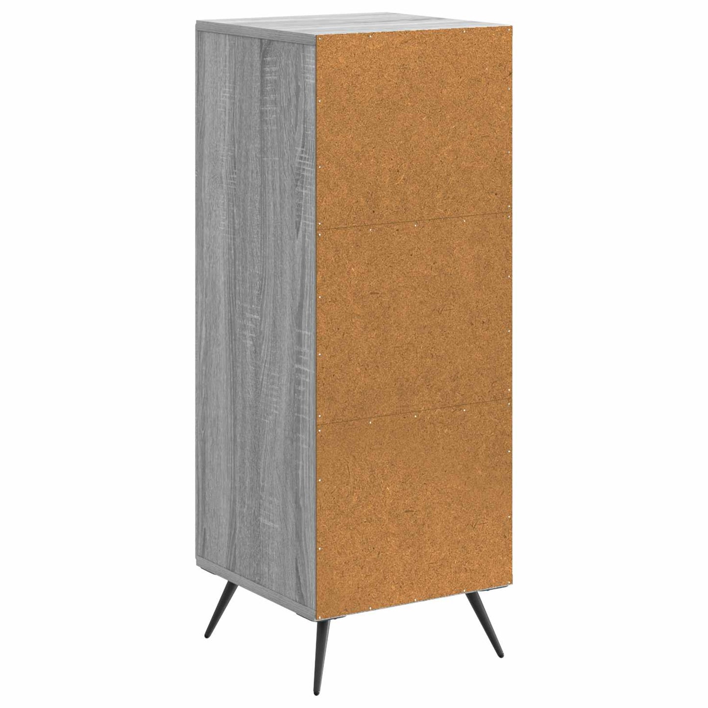vidaXL Πλαϊνό γραφείο Γκρι Sonoma 33 x 34,5 x 90 εκ Επεξεργασμένο Ξύλο