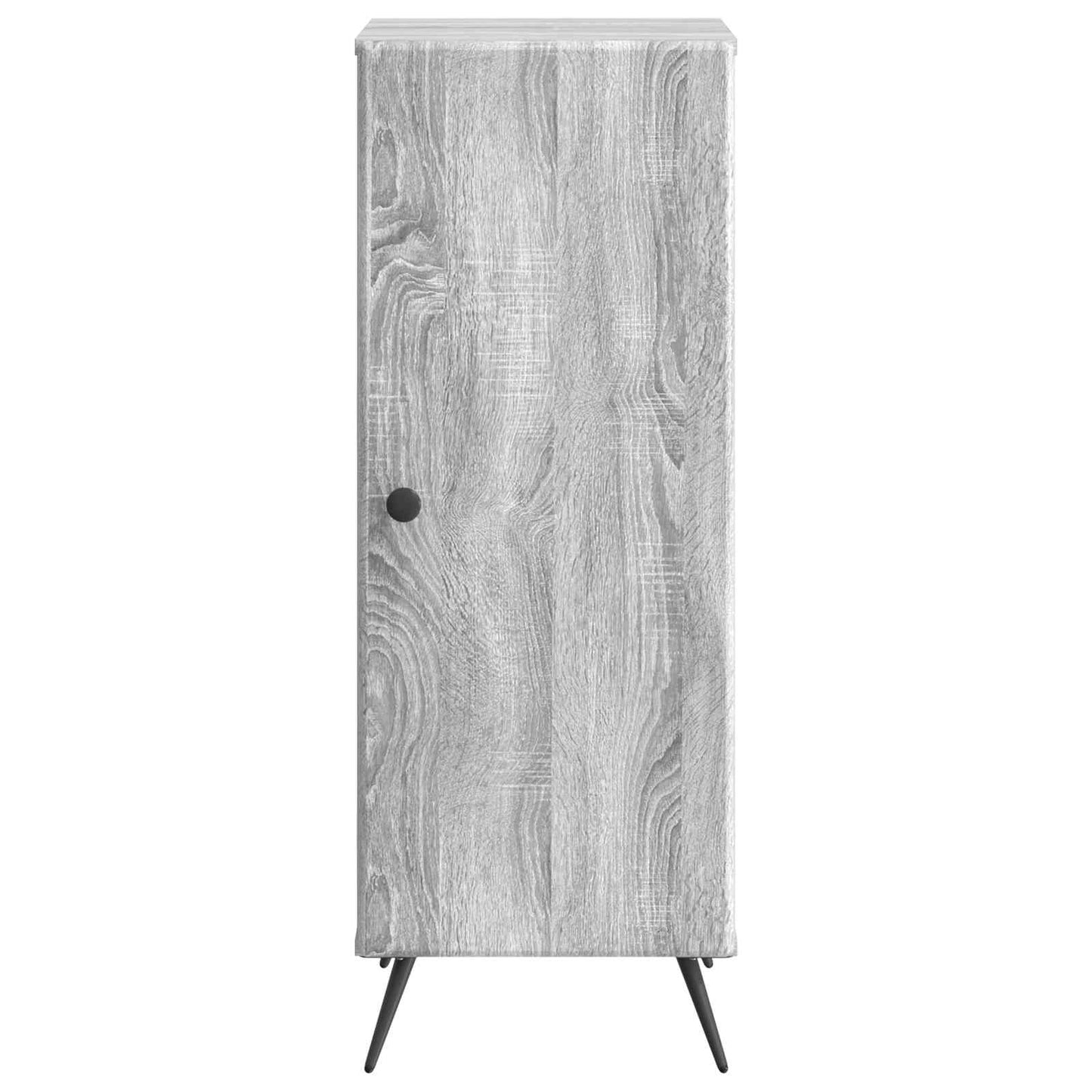 vidaXL Πλαϊνό γραφείο Γκρι Sonoma 33 x 34,5 x 90 εκ Επεξεργασμένο Ξύλο