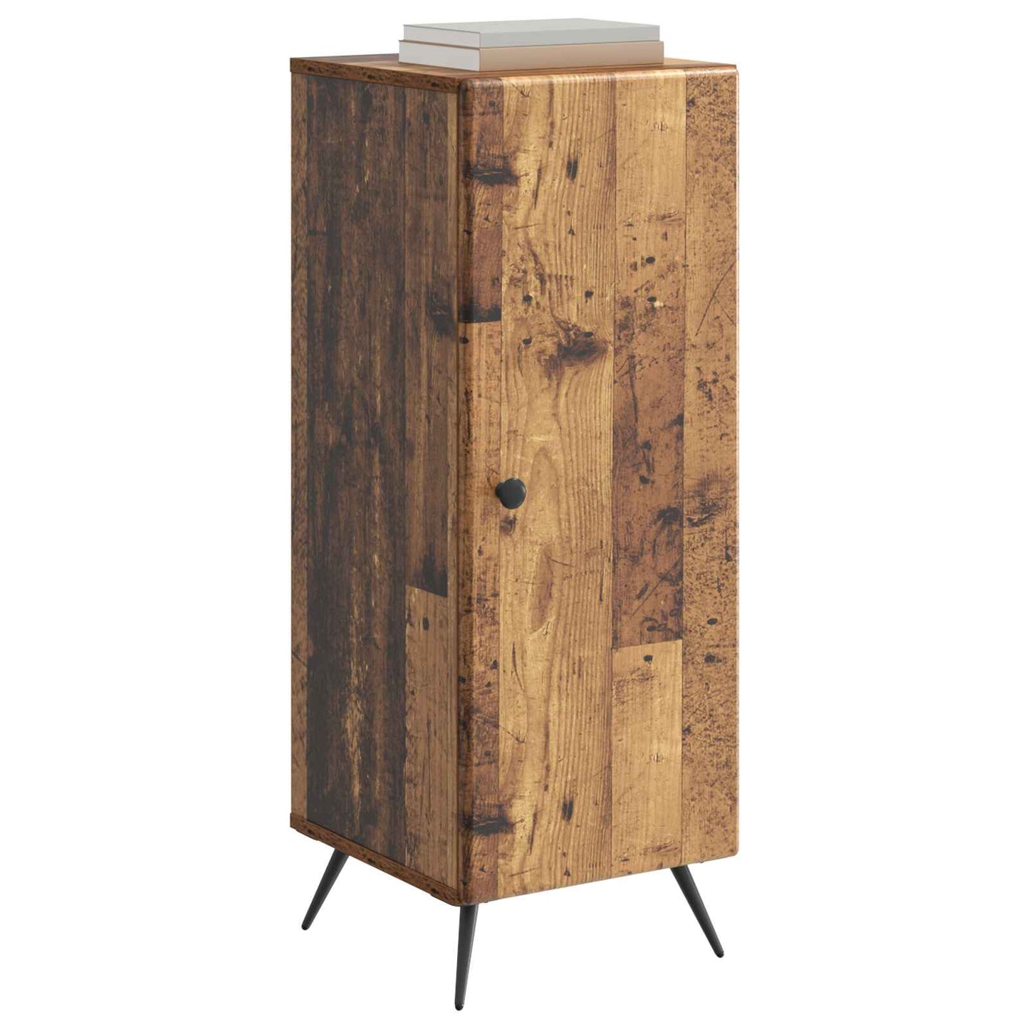 vidaXL Πλαϊνό γραφείο Παλαιωμένο ξύλο 33 x 34,5 x 90 εκ