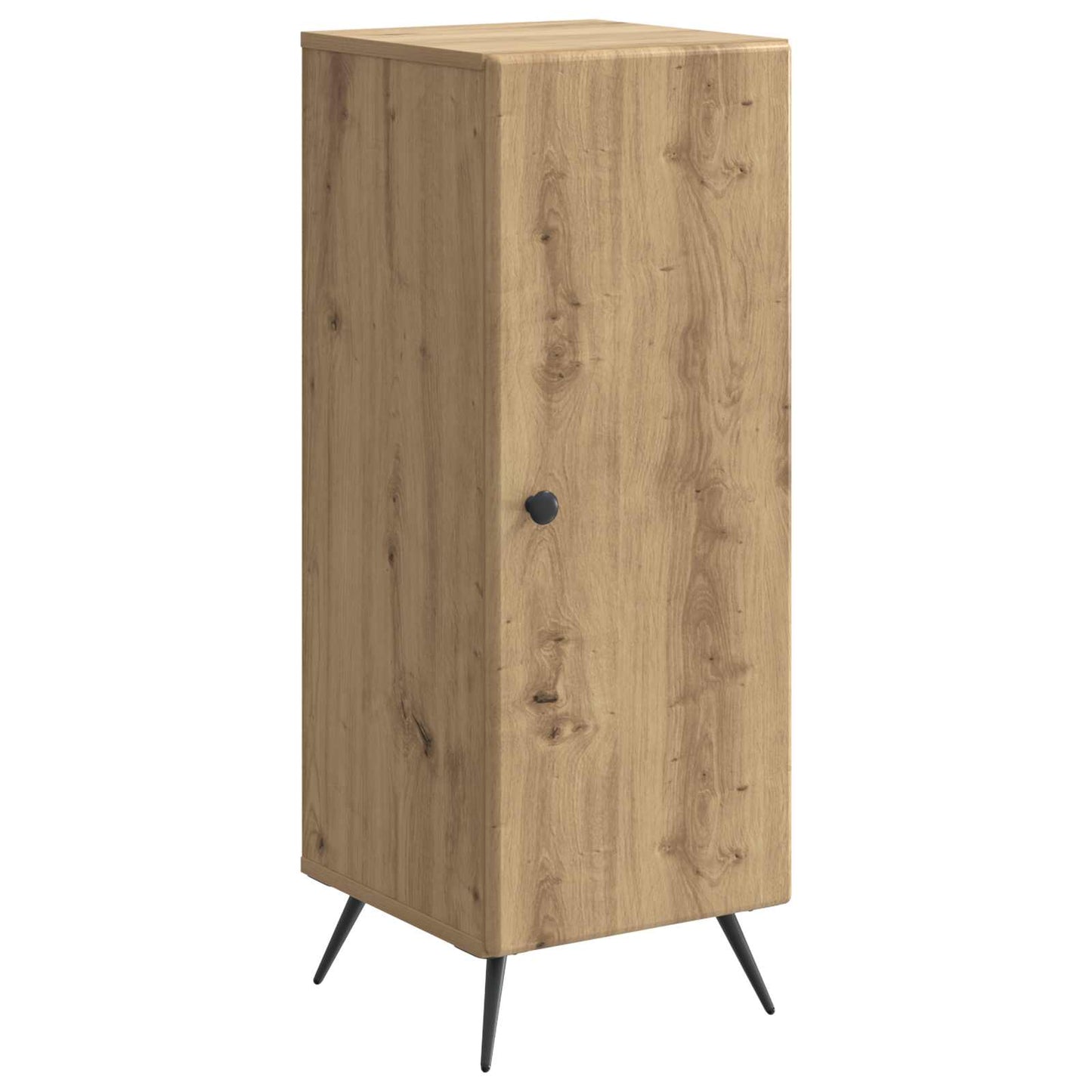 vidaXL Πλαϊνό γραφείο Artisan Δρυς 33 x 34,5 x 90 εκ