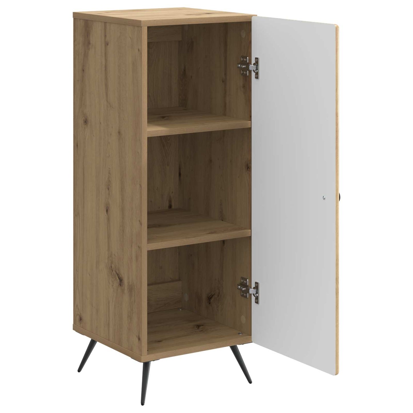 vidaXL Πλαϊνό γραφείο Artisan Δρυς 33 x 34,5 x 90 εκ