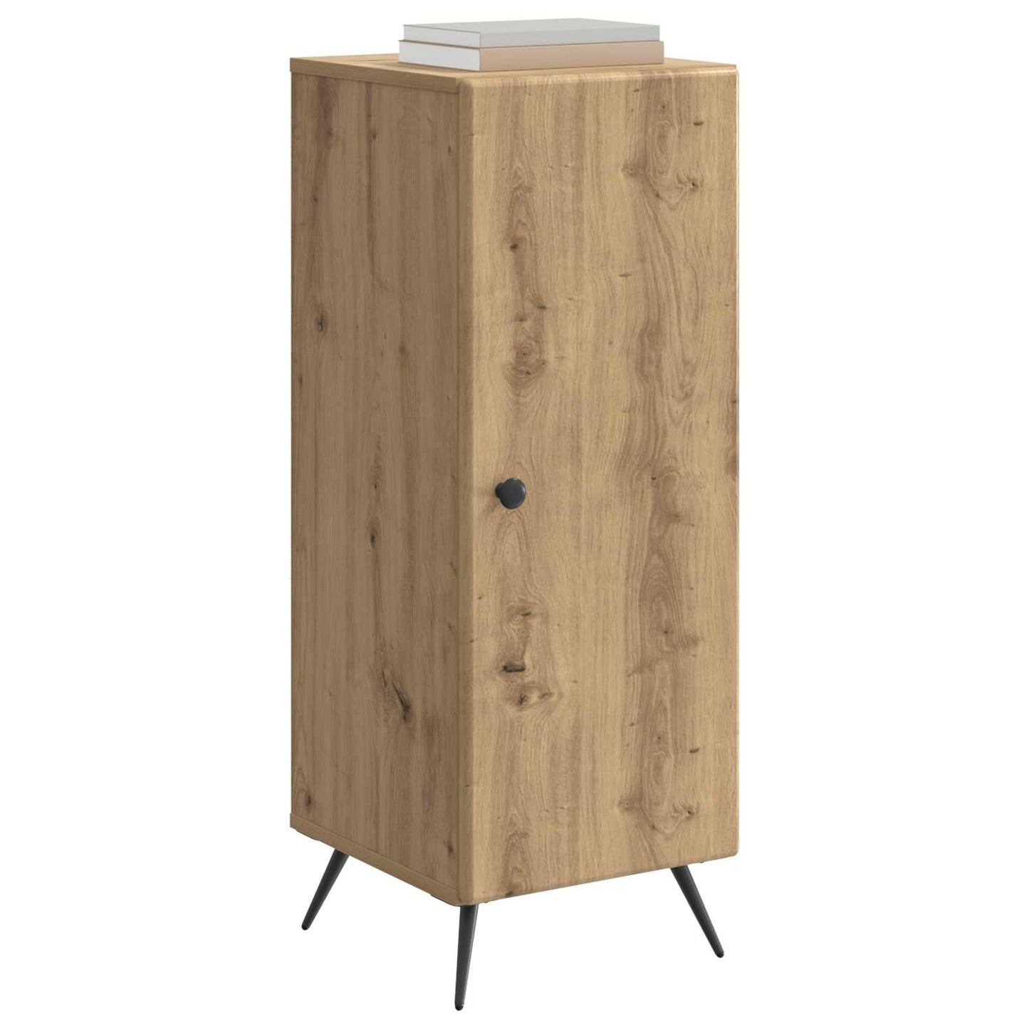 vidaXL Πλαϊνό γραφείο Artisan Δρυς 33 x 34,5 x 90 εκ