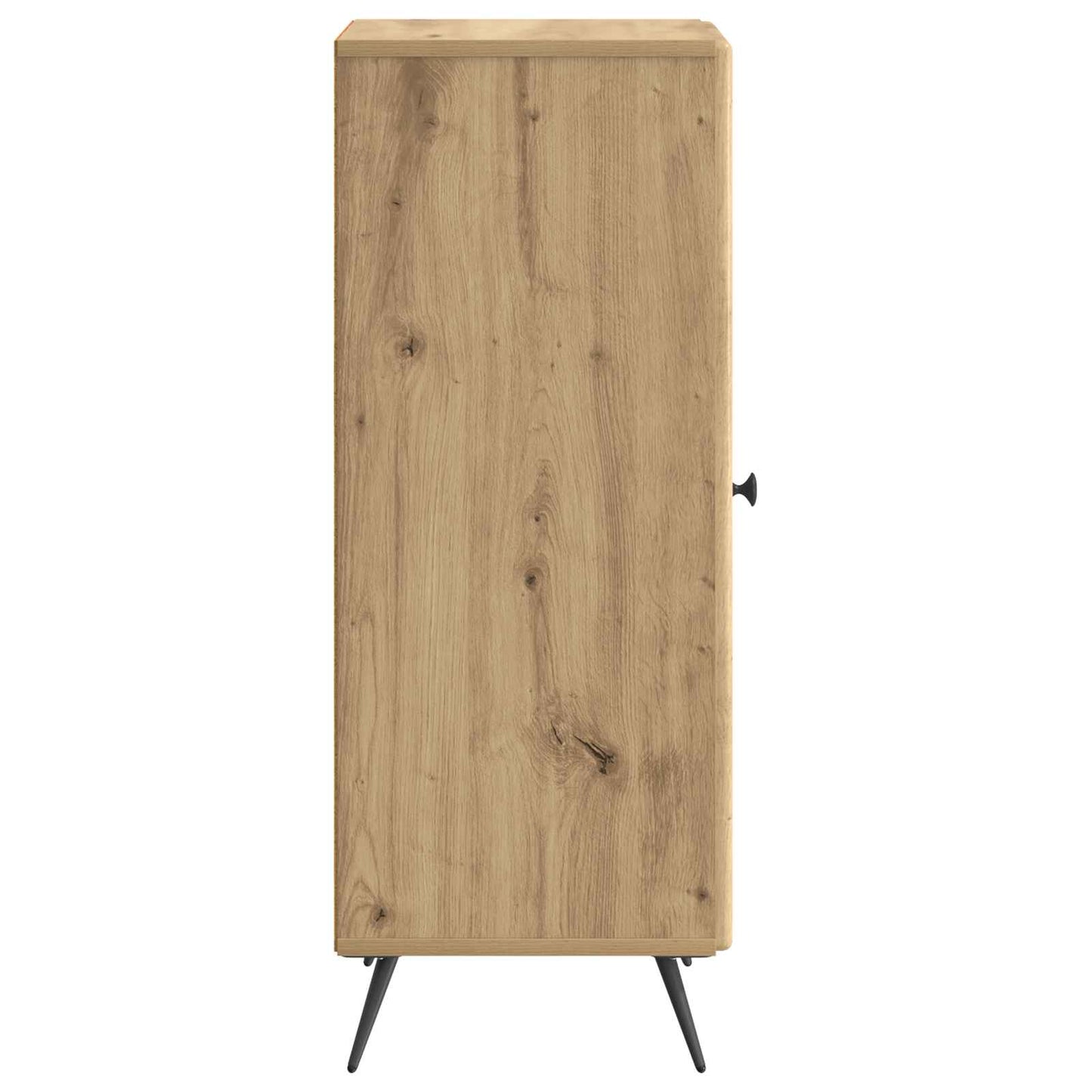 vidaXL Πλαϊνό γραφείο Artisan Δρυς 33 x 34,5 x 90 εκ