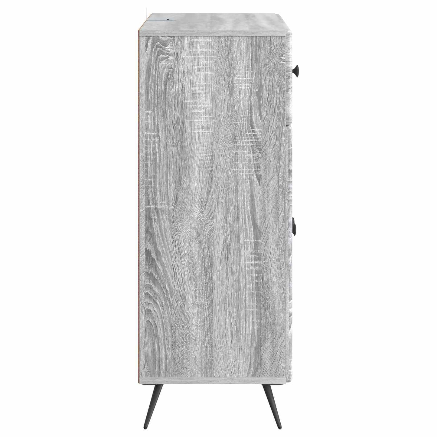 vidaXL Πλαϊνό γραφείο Γκρι Sonoma 66 x 34,5 x 90 εκ Επεξεργασμένο Ξύλο