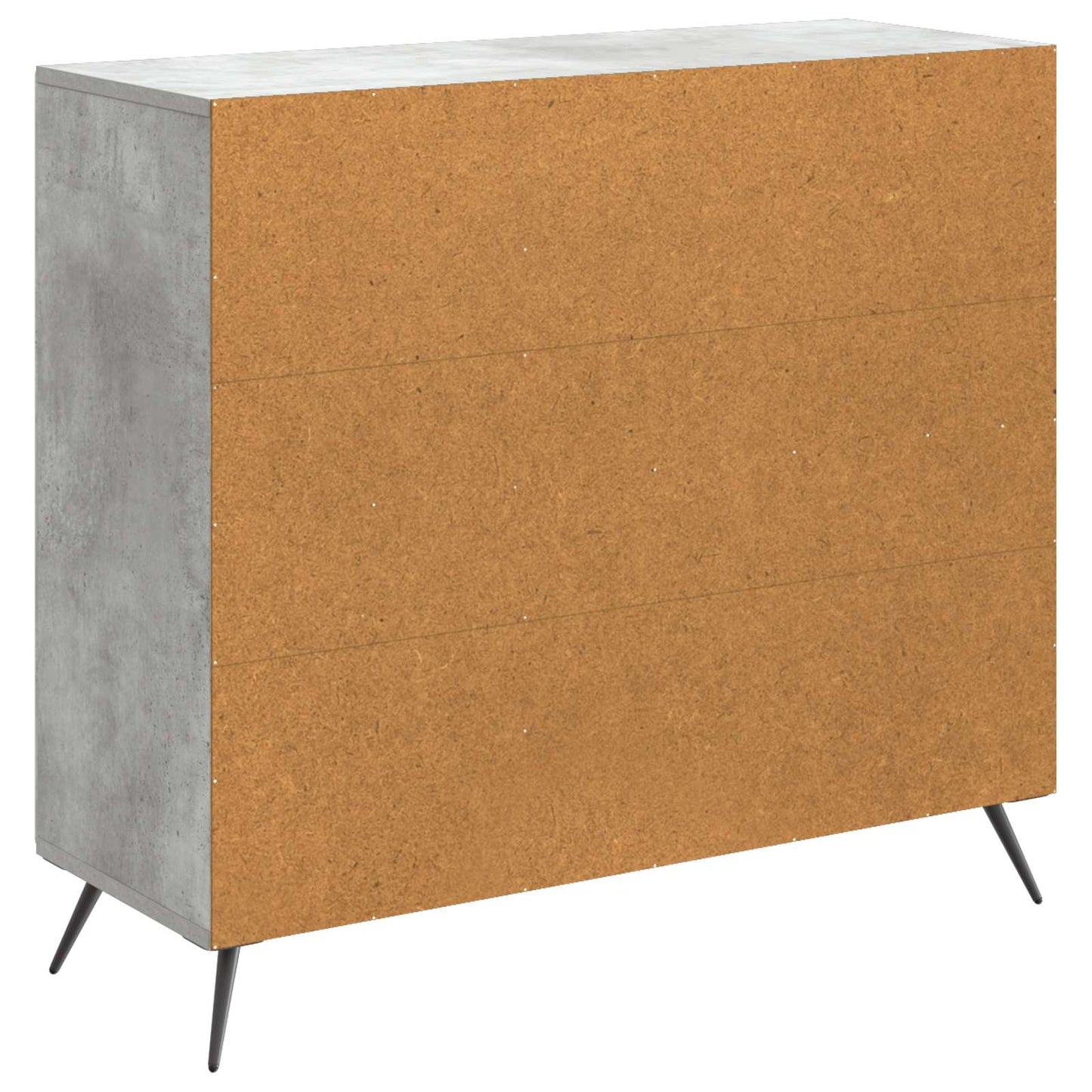 vidaXL Πλαϊνό γραφείο Γκρι Σκυροδέματος 89 x 34,5 x 80 εκ