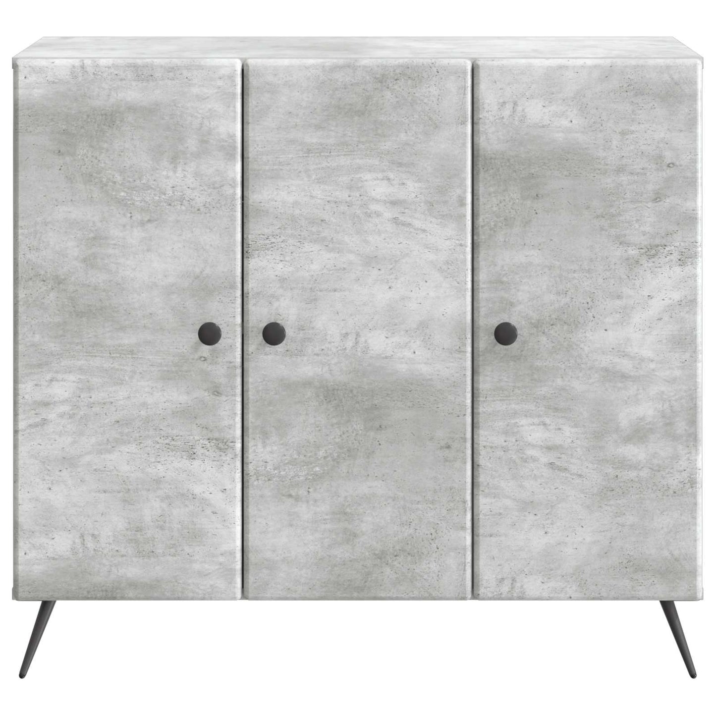 vidaXL Πλαϊνό γραφείο Γκρι Σκυροδέματος 89 x 34,5 x 80 εκ