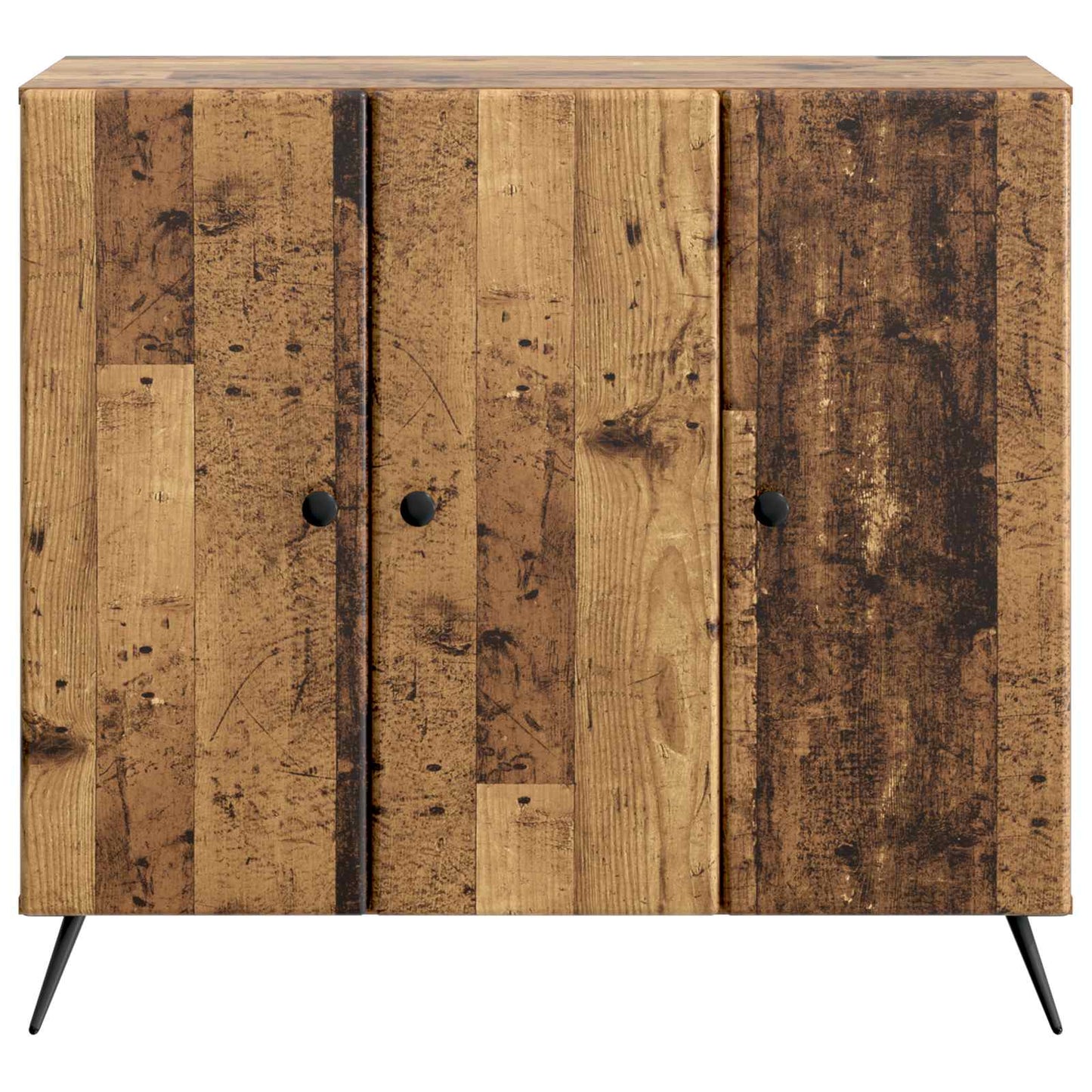 vidaXL Πλαϊνό γραφείο Παλαιωμένο ξύλο 89 x 34,5 x 80 εκ