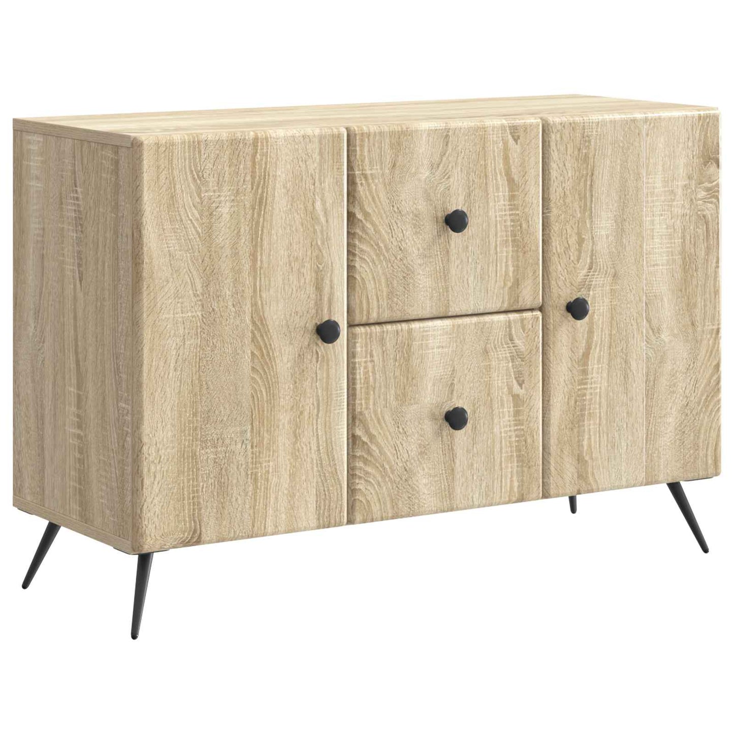 vidaXL Πλαϊνό γραφείο με συρτάρι Sonoma Δρυς 89 x 34,5 x 60 εκ.