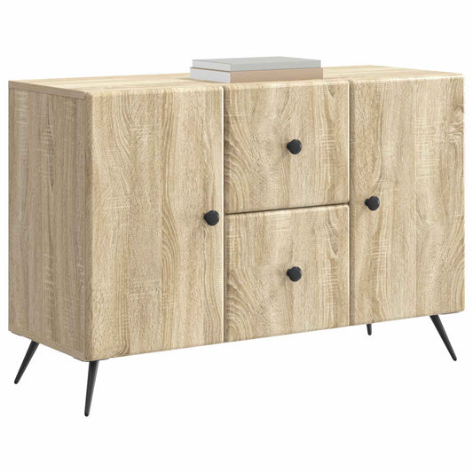 vidaXL Πλαϊνό γραφείο με συρτάρι Sonoma Δρυς 89 x 34,5 x 60 εκ.