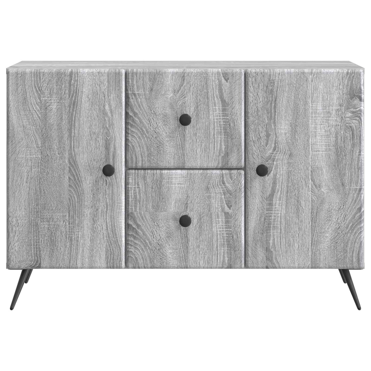 vidaXL Πλαϊνό γραφείο με συρτάρι Γκρι Sonoma 89 x 34,5 x 60 εκ.