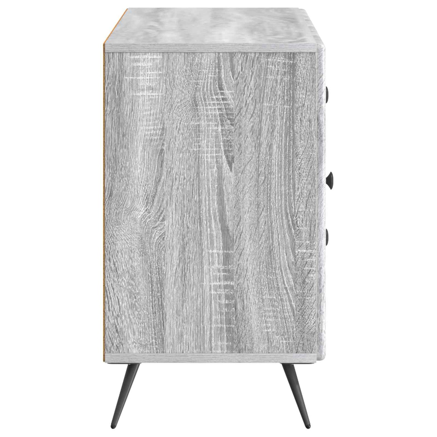 vidaXL Πλαϊνό γραφείο με συρτάρι Γκρι Sonoma 89 x 34,5 x 60 εκ.