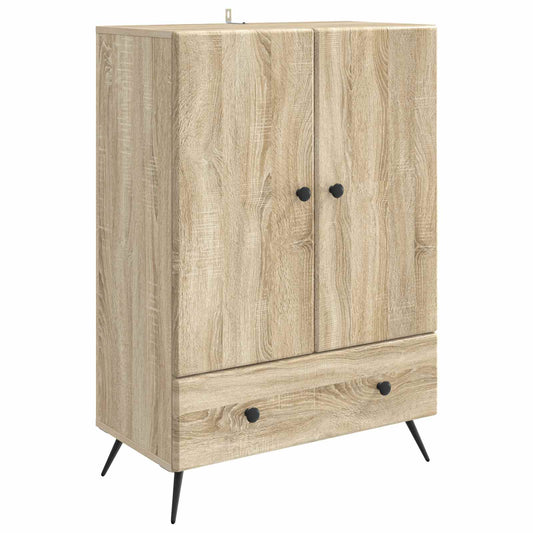 vidaXL Πλαϊνό γραφείο με συρτάρι Sonoma Δρυς 66 x 34,5 x 95 εκ.