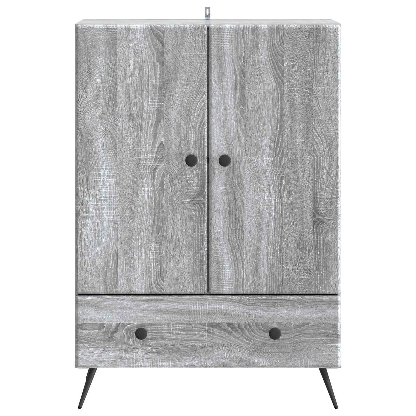 vidaXL Πλαϊνό γραφείο με συρτάρι Γκρι Sonoma 66 x 34,5 x 95 εκ.